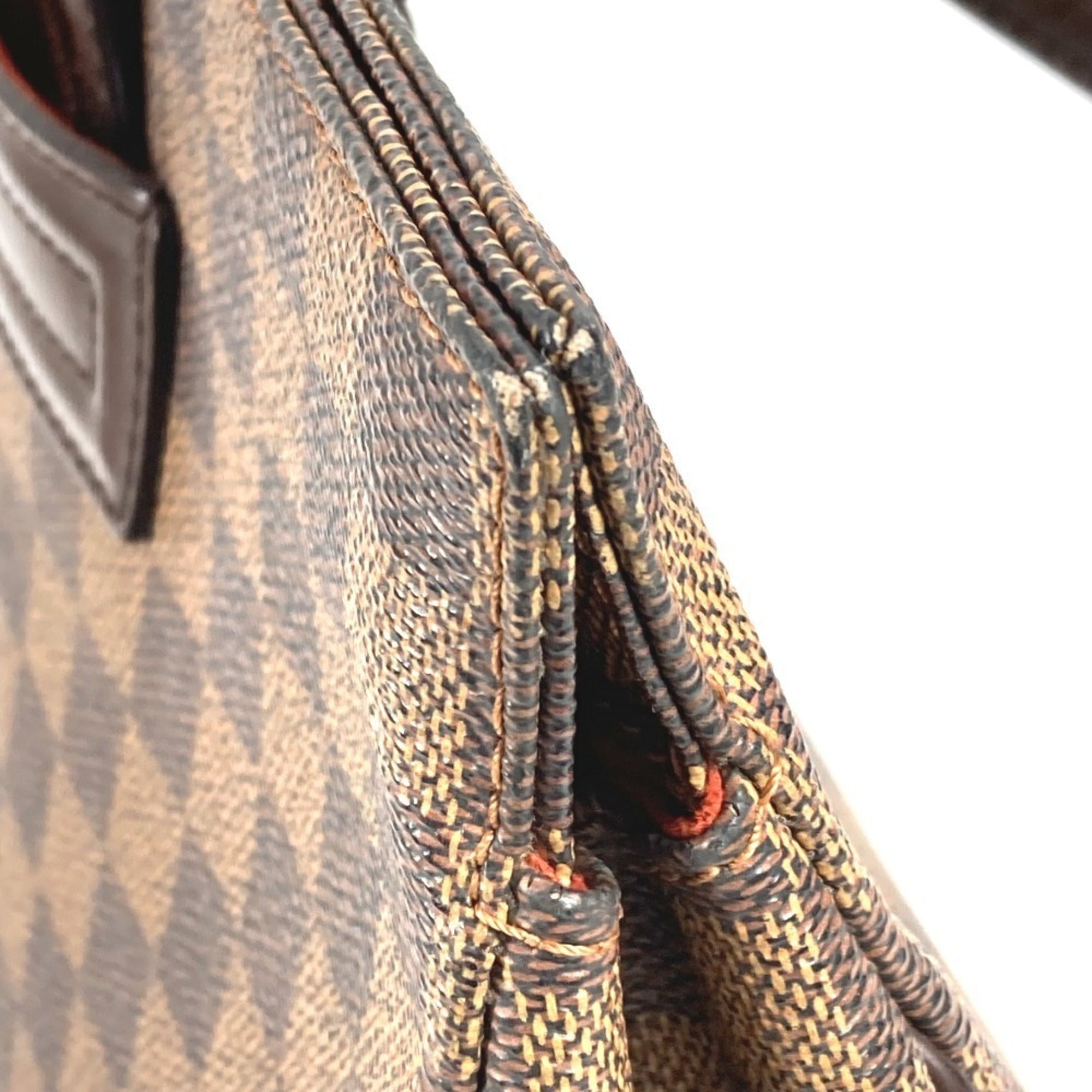 Louis Vuitton Brown Damier Canvas Damier Canvas Shoulder Bag Tote Bag (Pre-Owned)