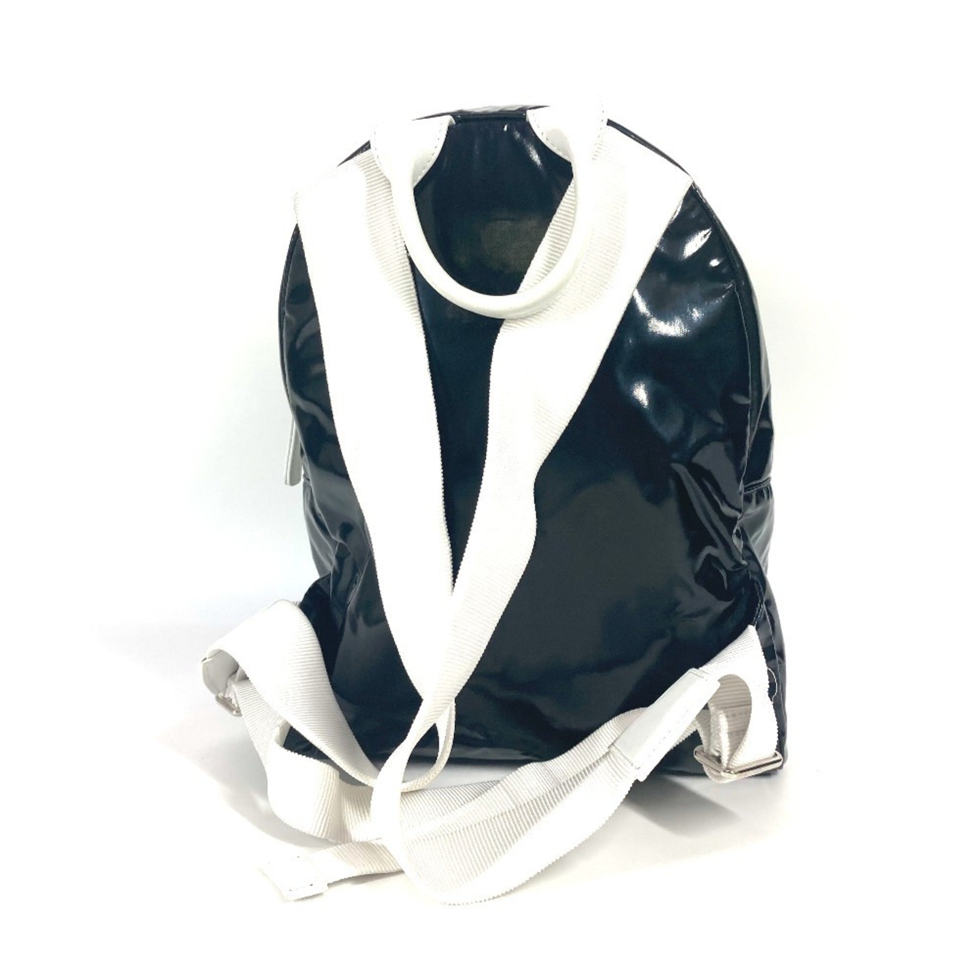 Chanel Black White Pvc Backpack (Pre-Owned)
