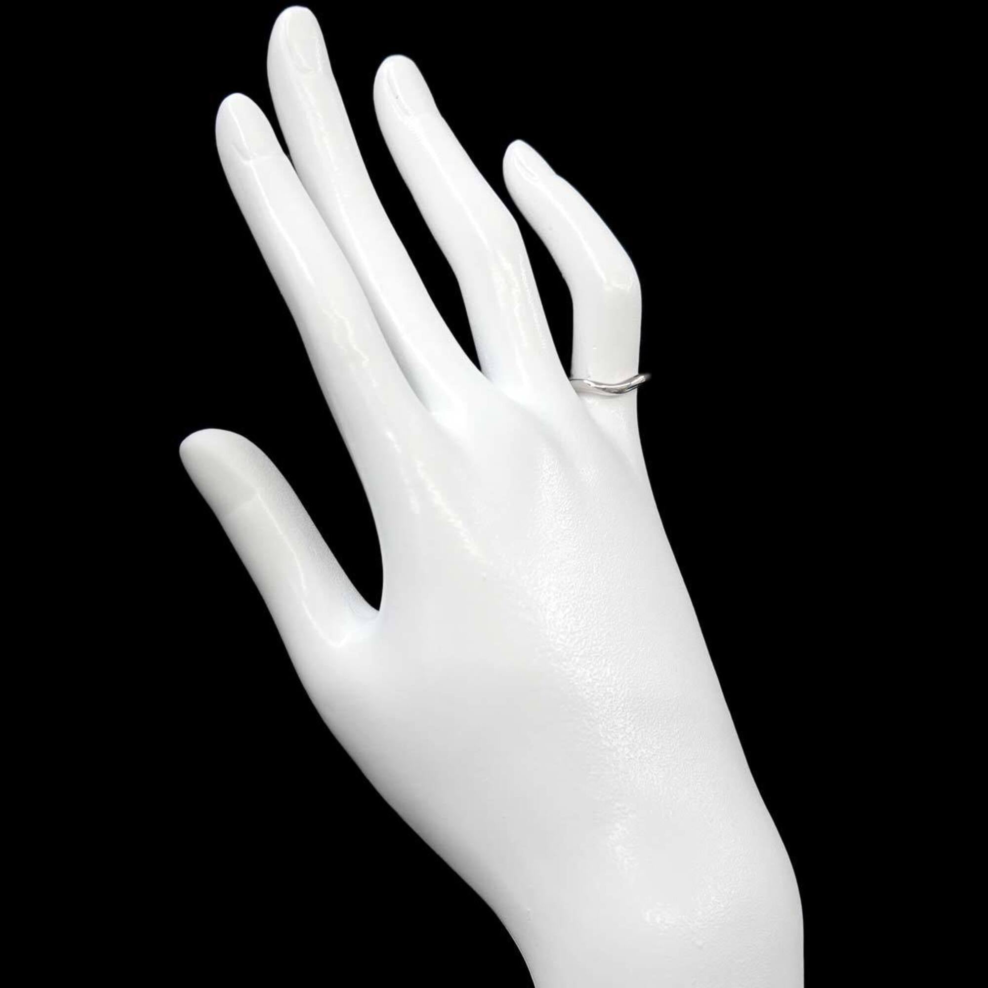 Tiffany Silver Platinum 950 Band Ring (Pre-Owned)