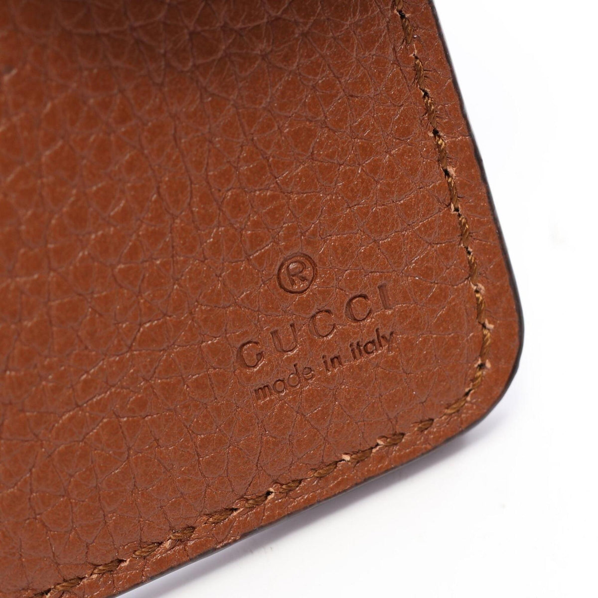 Gucci Brown Leather Wallet (Bi-Fold) (Pre-Owned)
