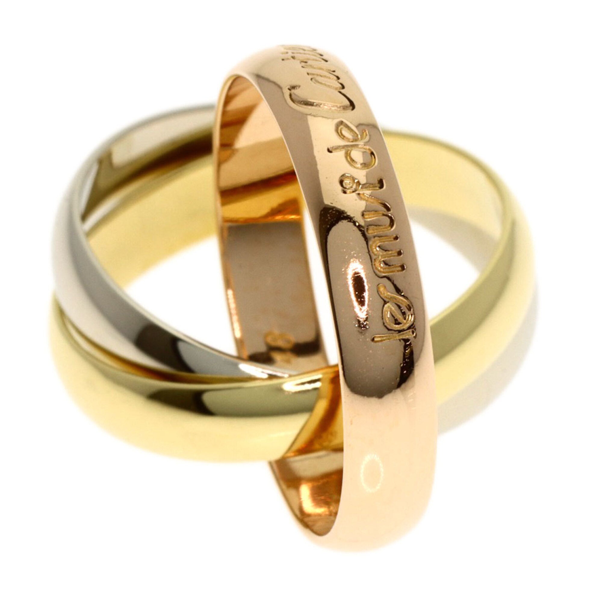 Cartier Yellow Gold (18K) Pink Gold (18K) White Gold (18K) Band Ring (Pre-Owned)