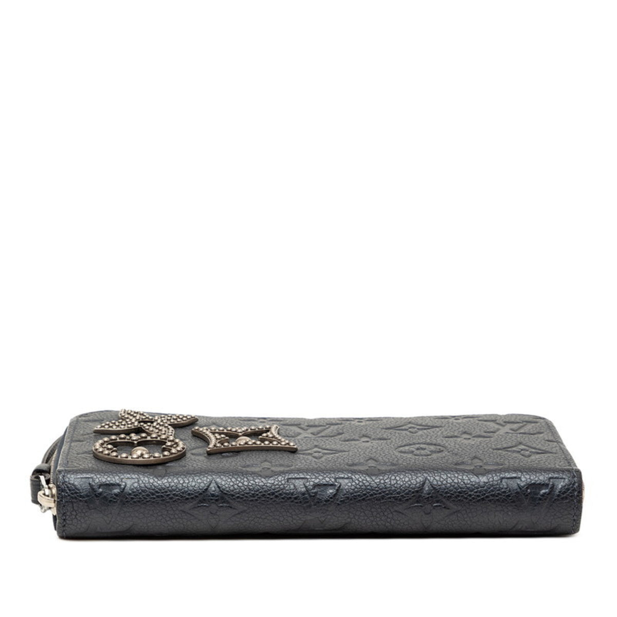 Louis Vuitton Monogram Empreinte Marine Metallic Blue Leather Coin Purse/Coin Case (Pre-Owned)