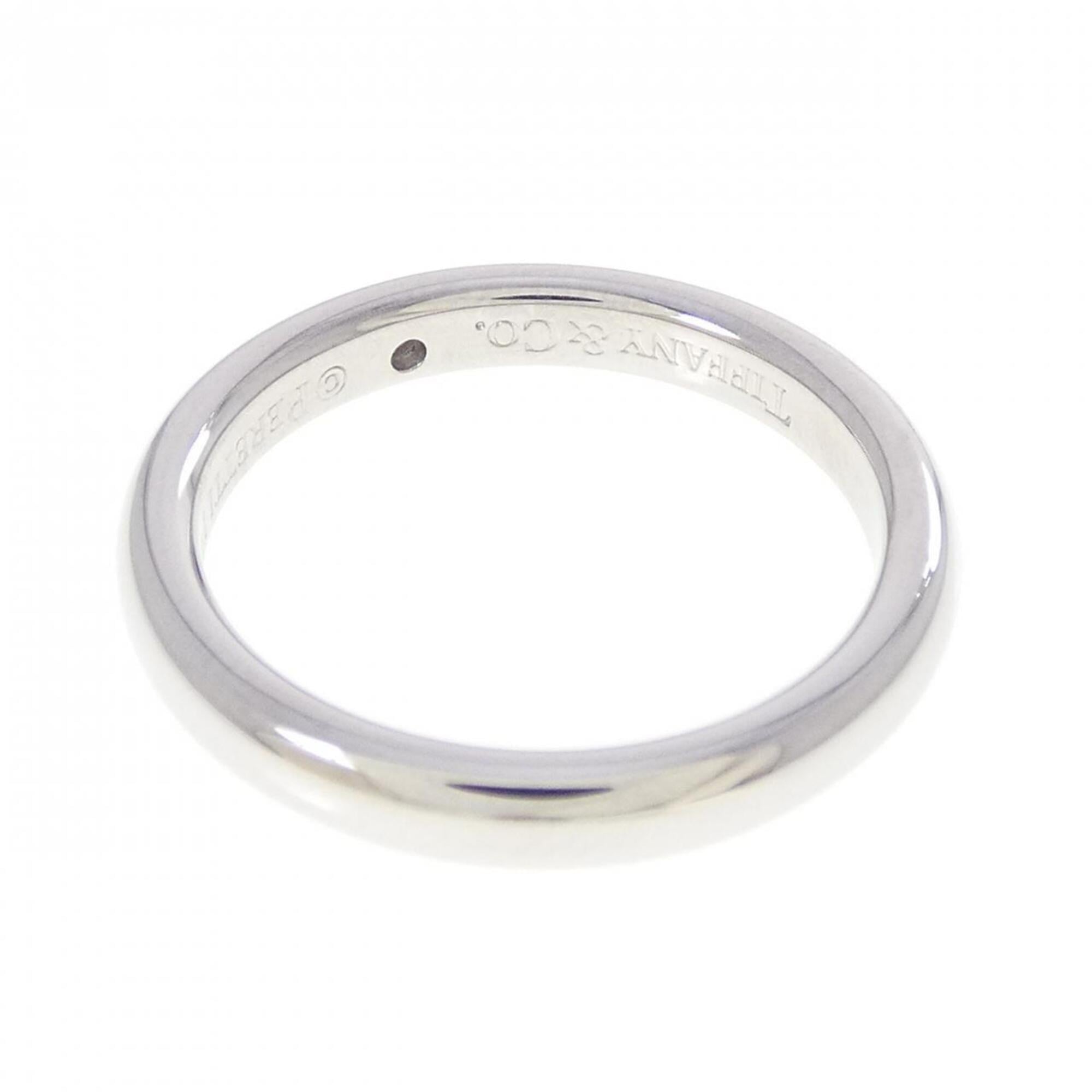 Tiffany Platinum Platinum 950 Band Ring (Pre-Owned)