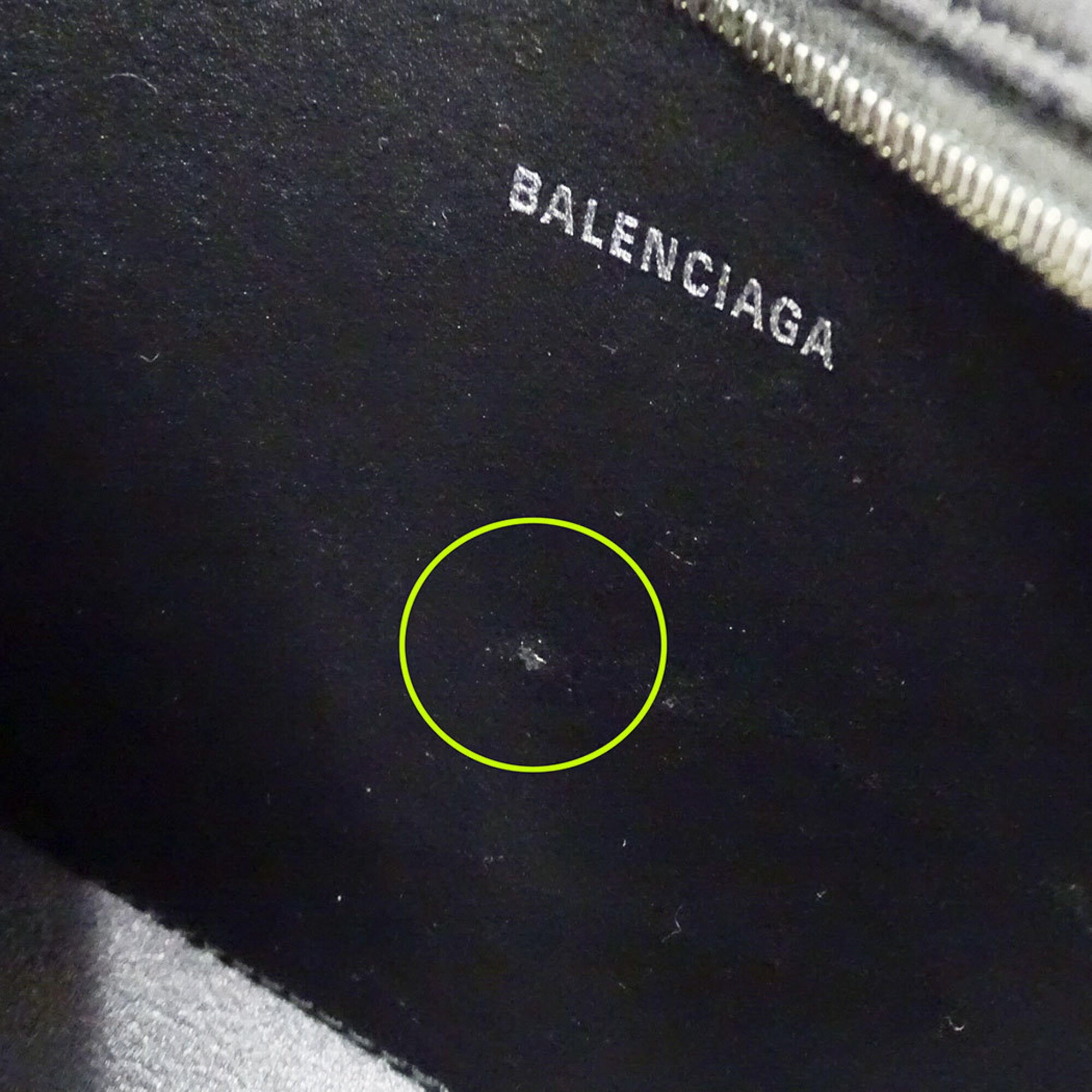 Balenciaga Black Leather Handbag Shoulder Bag (Pre-Owned)