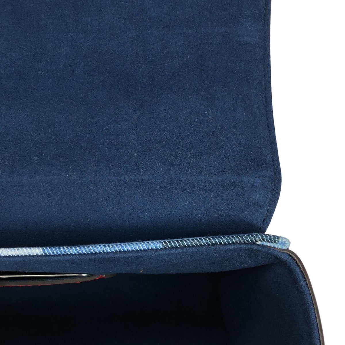 Louis Vuitton Blue Rouge Denim Shoulder Bag (Pre-Owned)