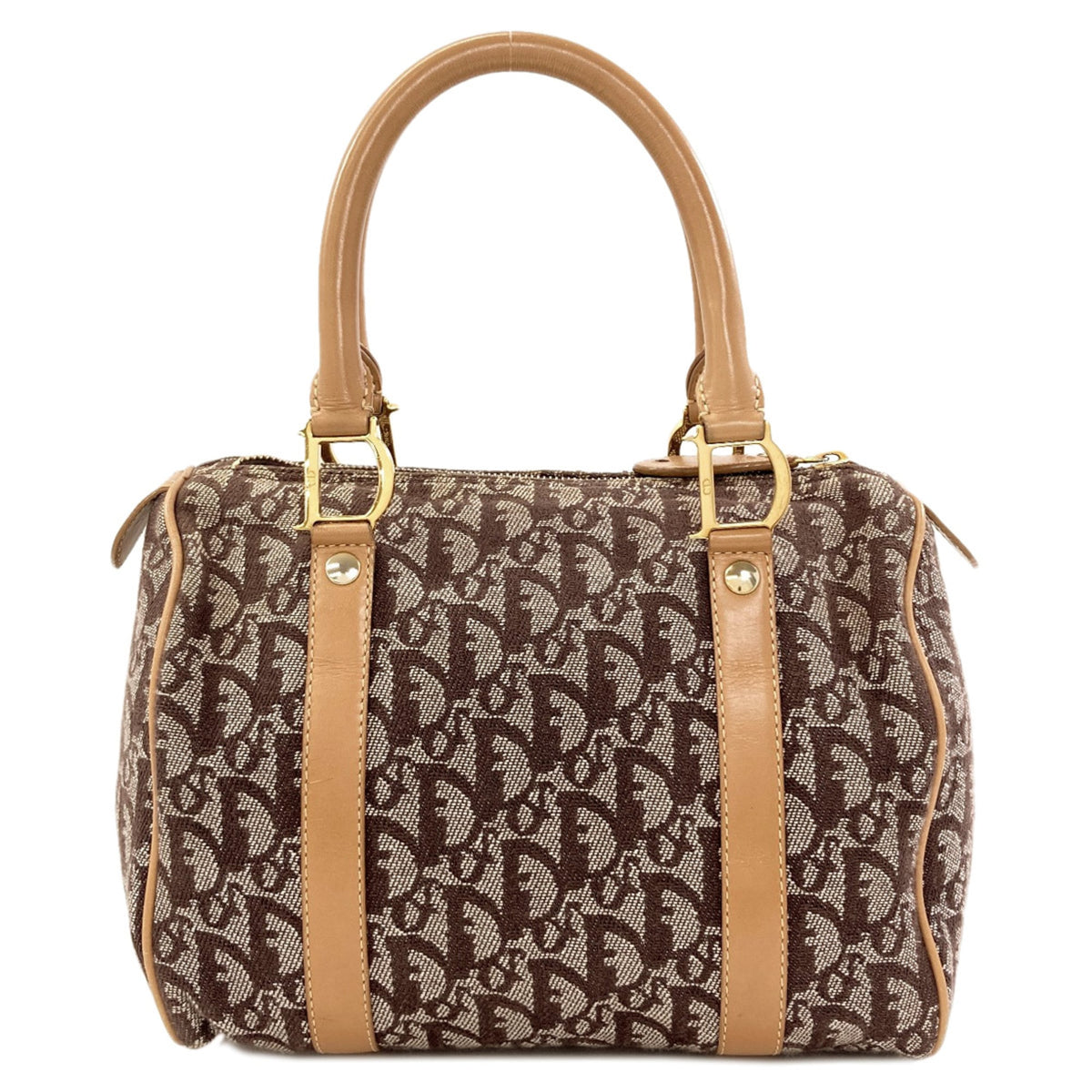 Christian Dior Brown Canvas Handbag (Pre-Owned)