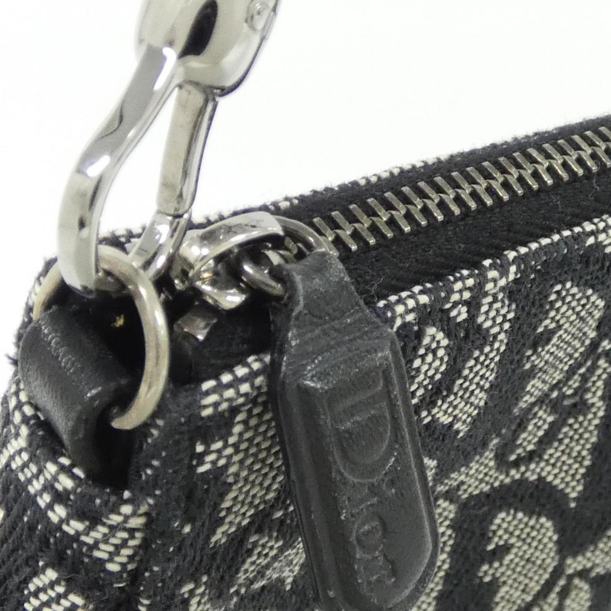 Christian Dior Black Canvas Shoulder Bag (Pre-Owned)