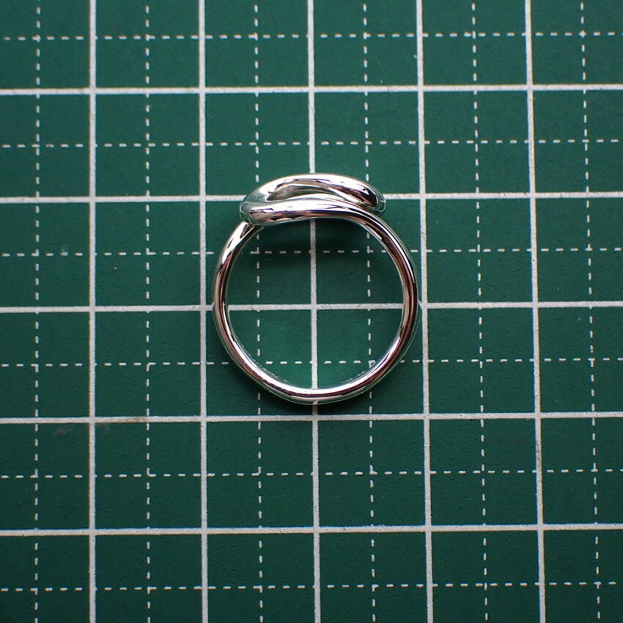 Tiffany Silver Silver 925 Band Ring (Pre-Owned)
