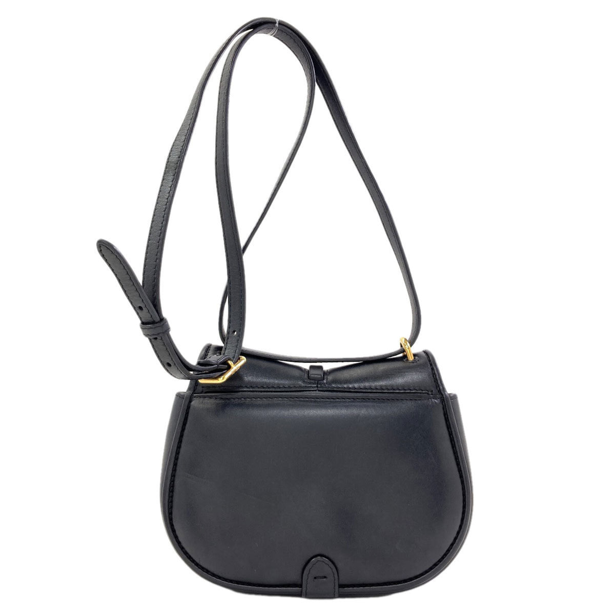 Fendi Black Leather Shoulder Bag (Pre-Owned)