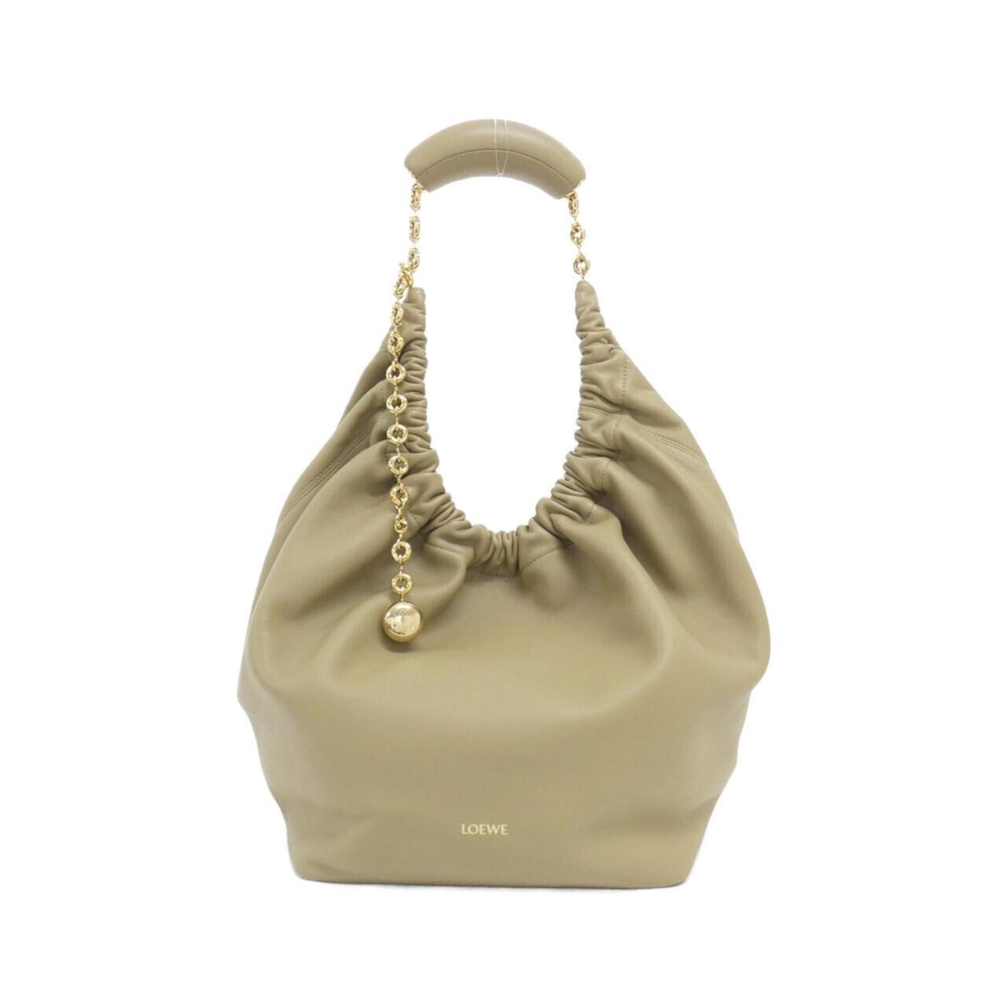 Loewe Green Leather Handbag (Pre-Owned)