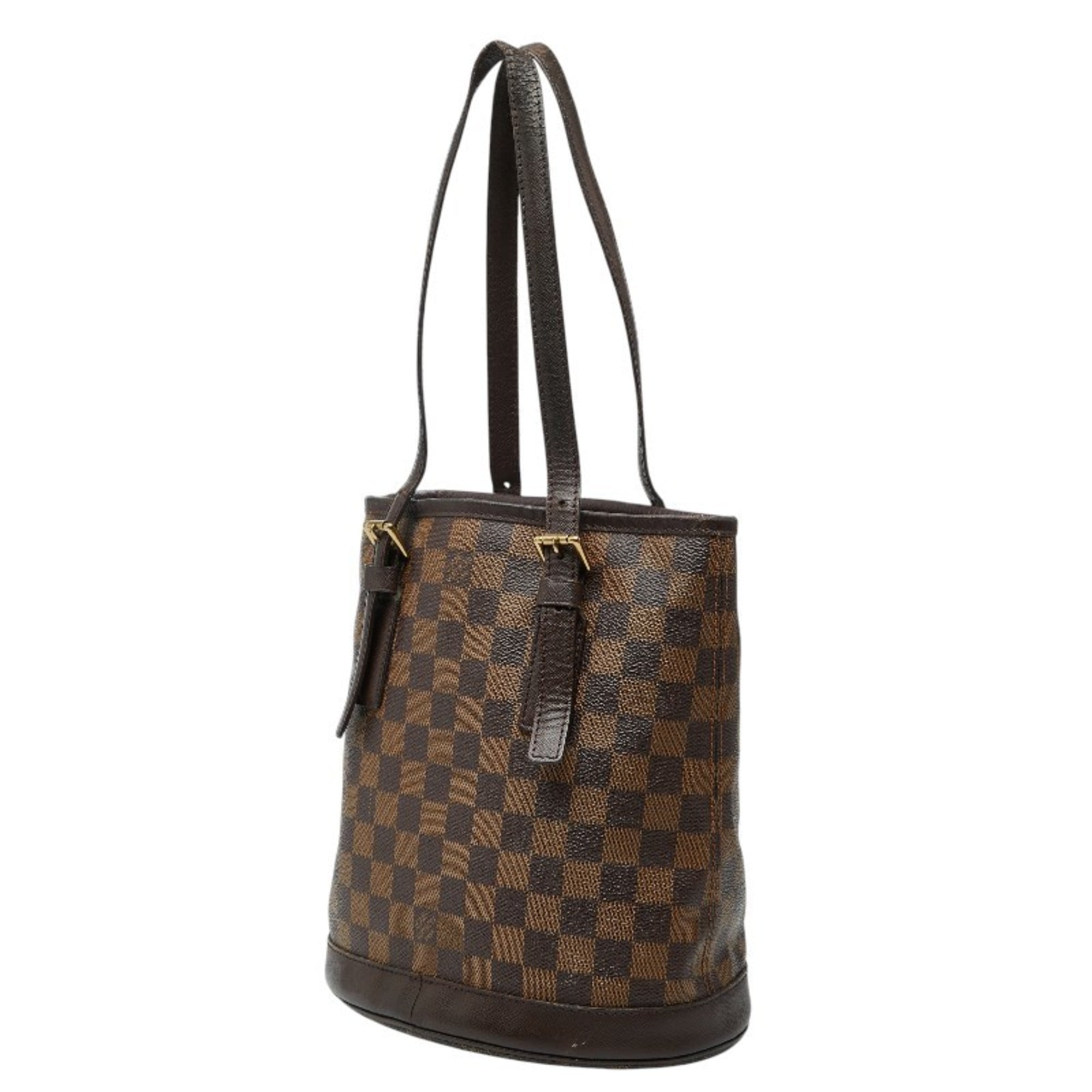 Louis Vuitton Brown Pvc Leather Shoulder Bag Tote Bag (Pre-Owned)