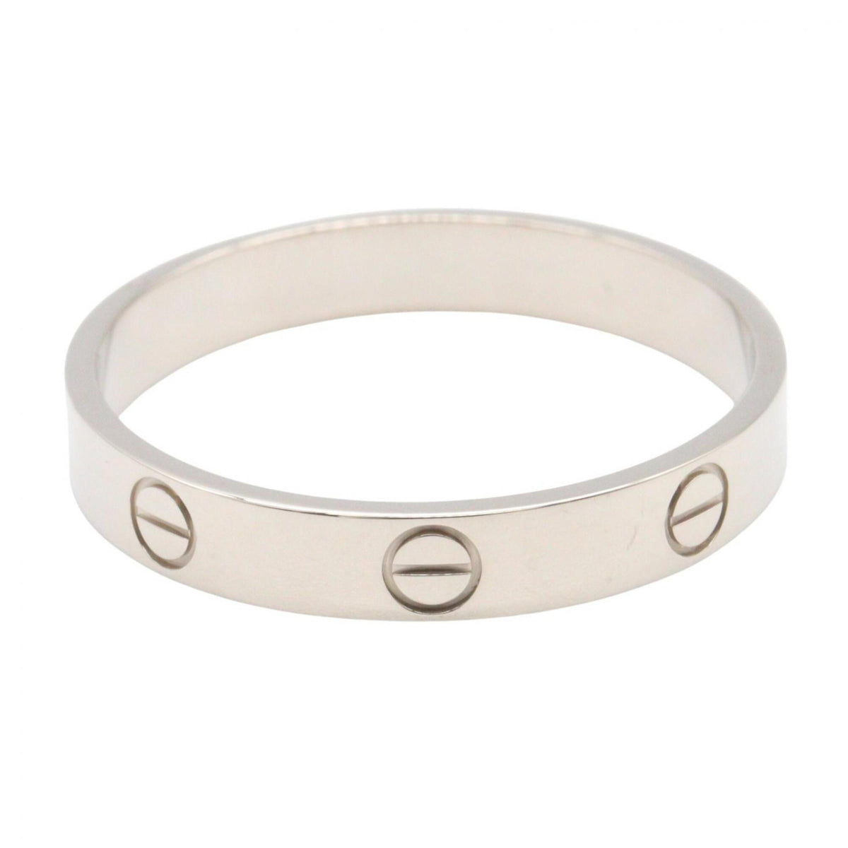 Cartier Silver White Gold (18K) Band Ring (Pre-Owned)
