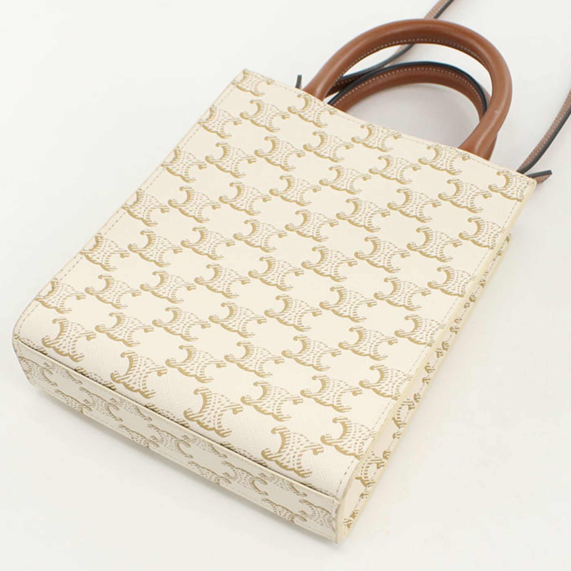 Celine White Pvc Handbag (Pre-Owned)