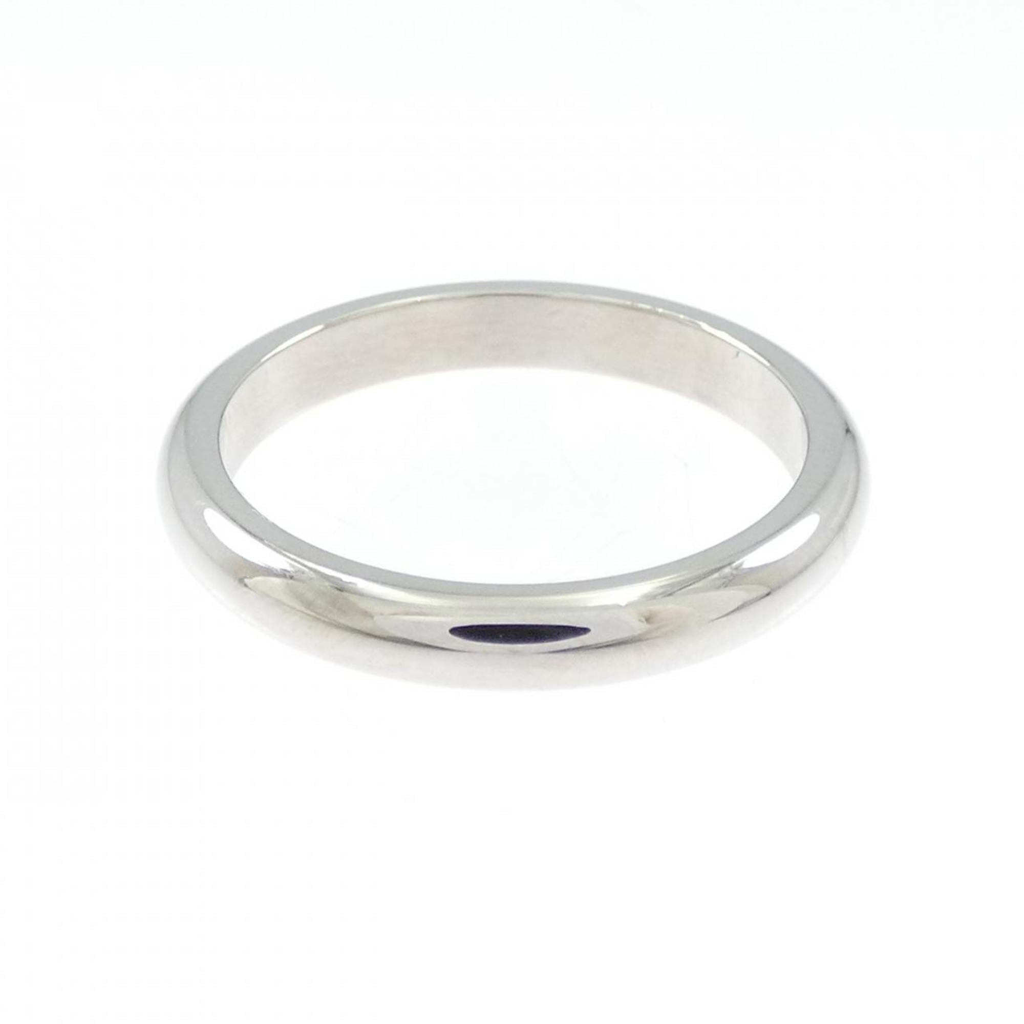 Bvlgari Silver Platinum 950 Band Ring (Pre-Owned)