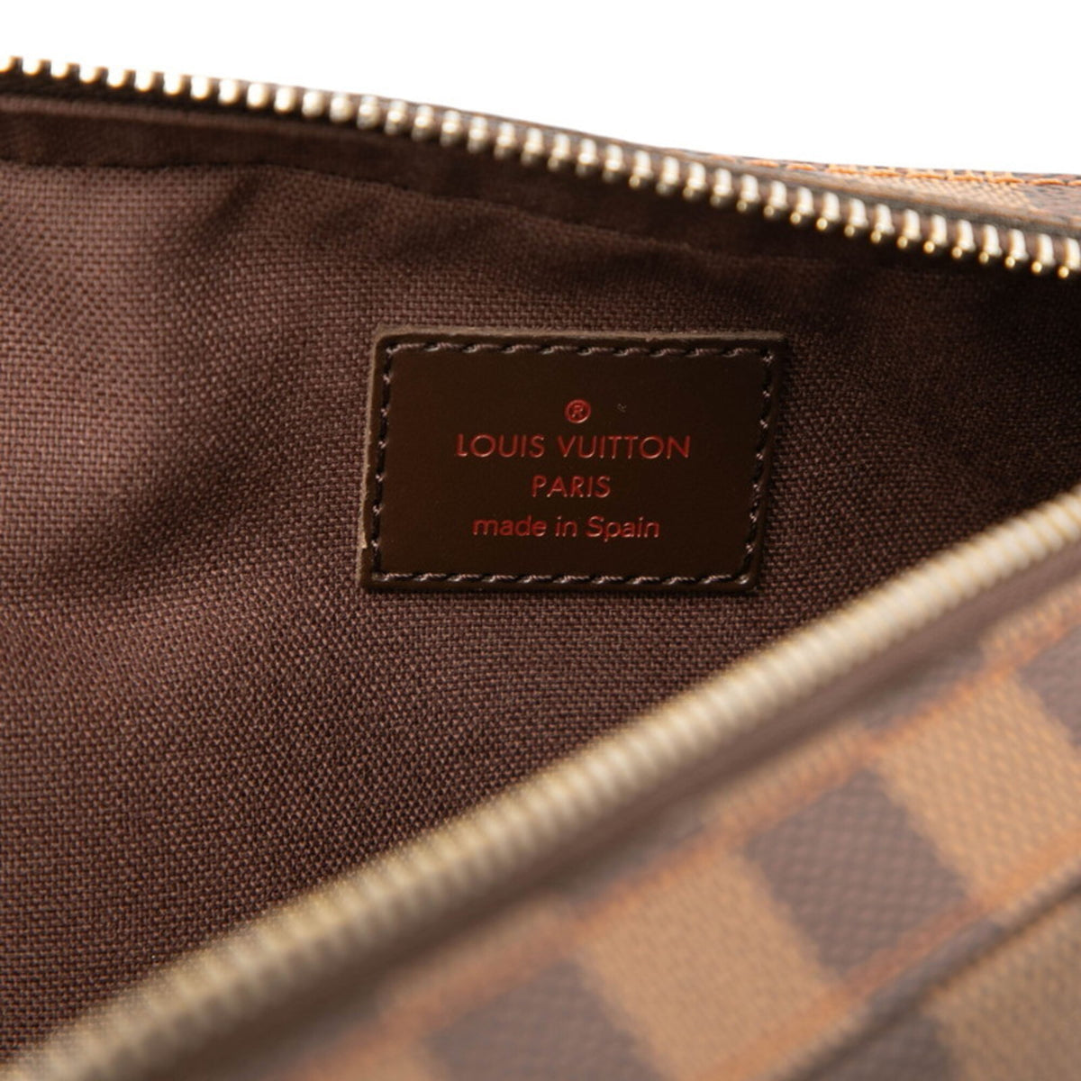 Louis Vuitton Brown Pvc Leather Shoulder Bag Sling Bag (Pre-Owned)