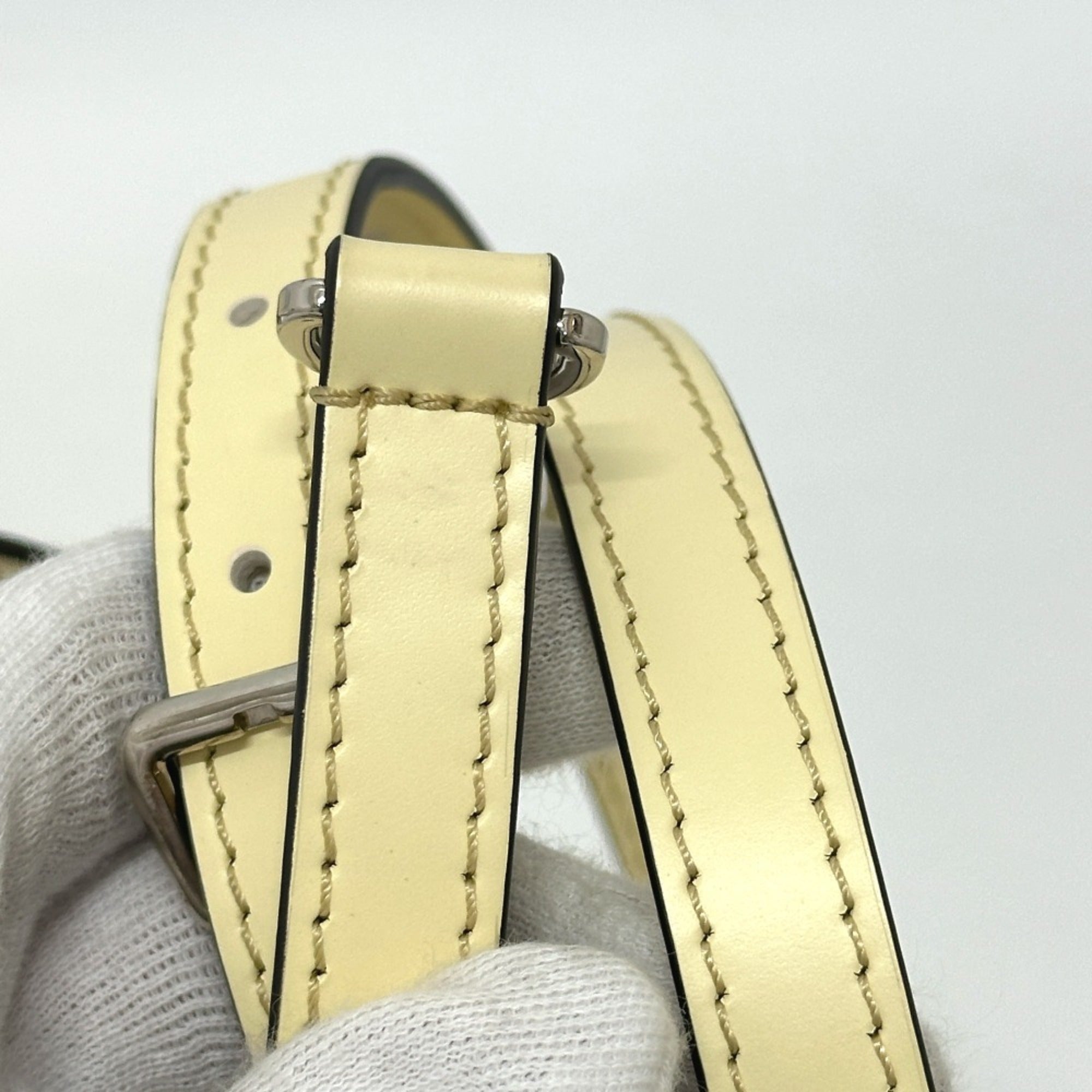 Louis Vuitton Beige Epi Leather Handbag Vanity Bag (Pre-Owned)