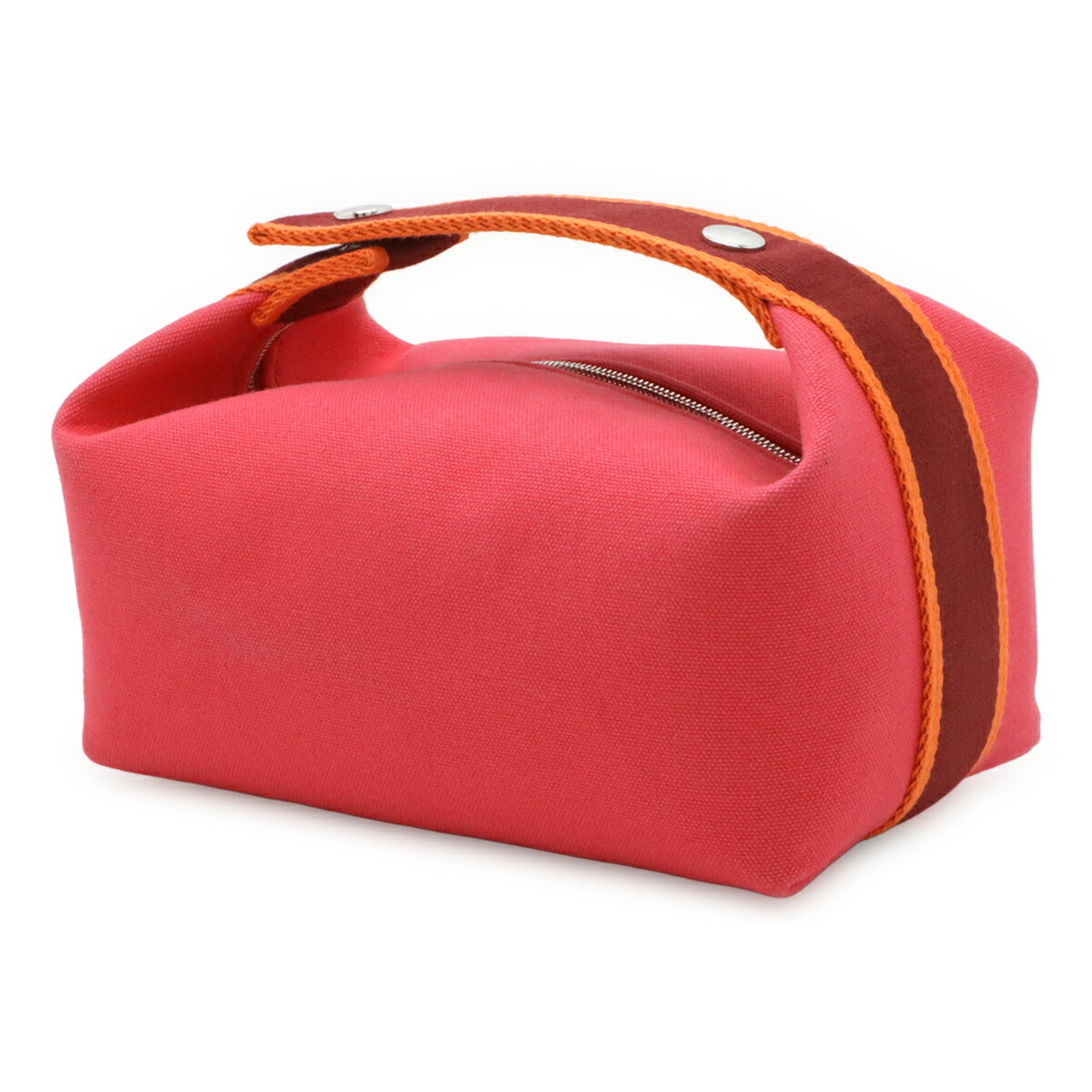 Hermes Pink Canvas Handbag Pouch (Pre-Owned)