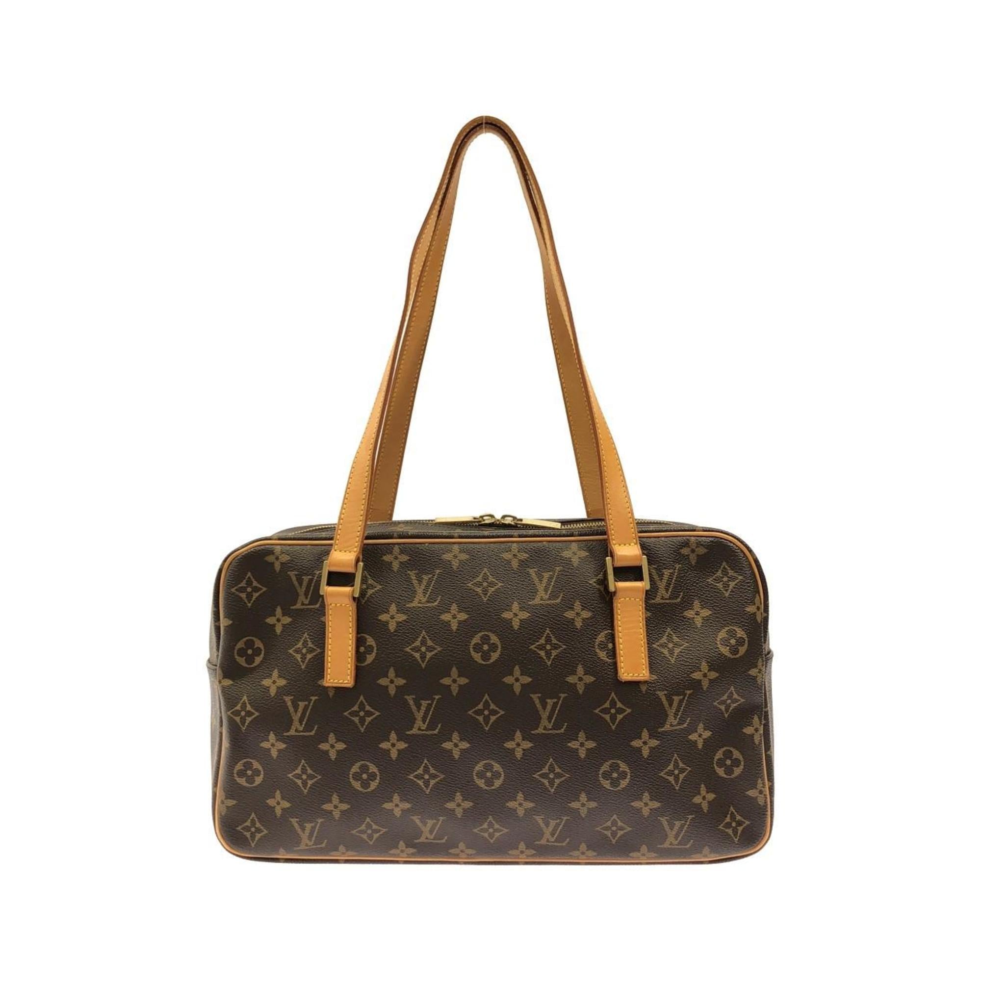 Louis Vuitton Monogram Marron Coated Canvas Shoulder Bag (Pre-Owned)