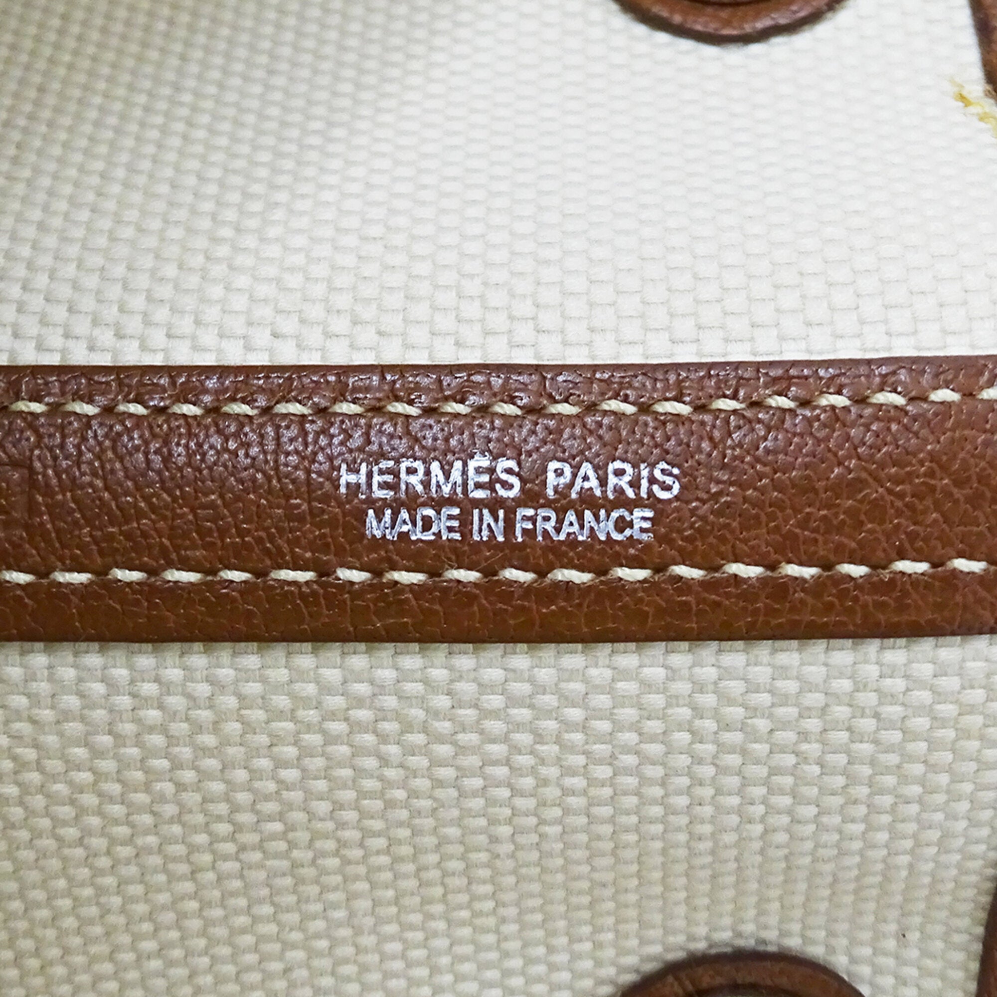 Hermes Brown Handbag Tote Bag (Pre-Owned)