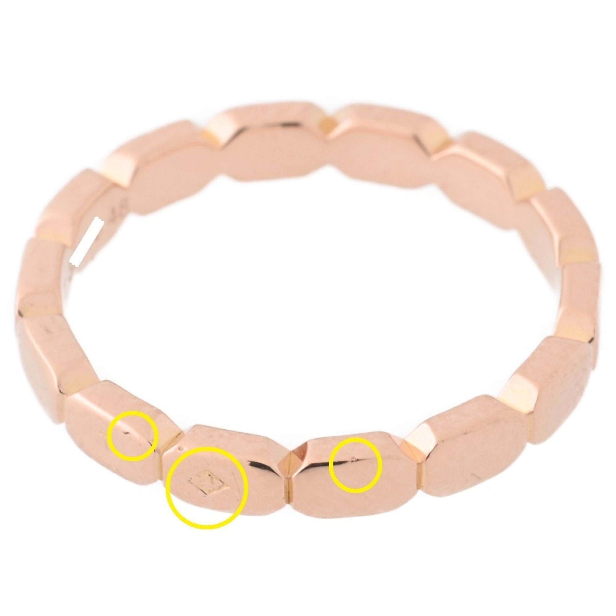 Chanel Pink Gold Pink Gold (18K) Band Ring (Pre-Owned)