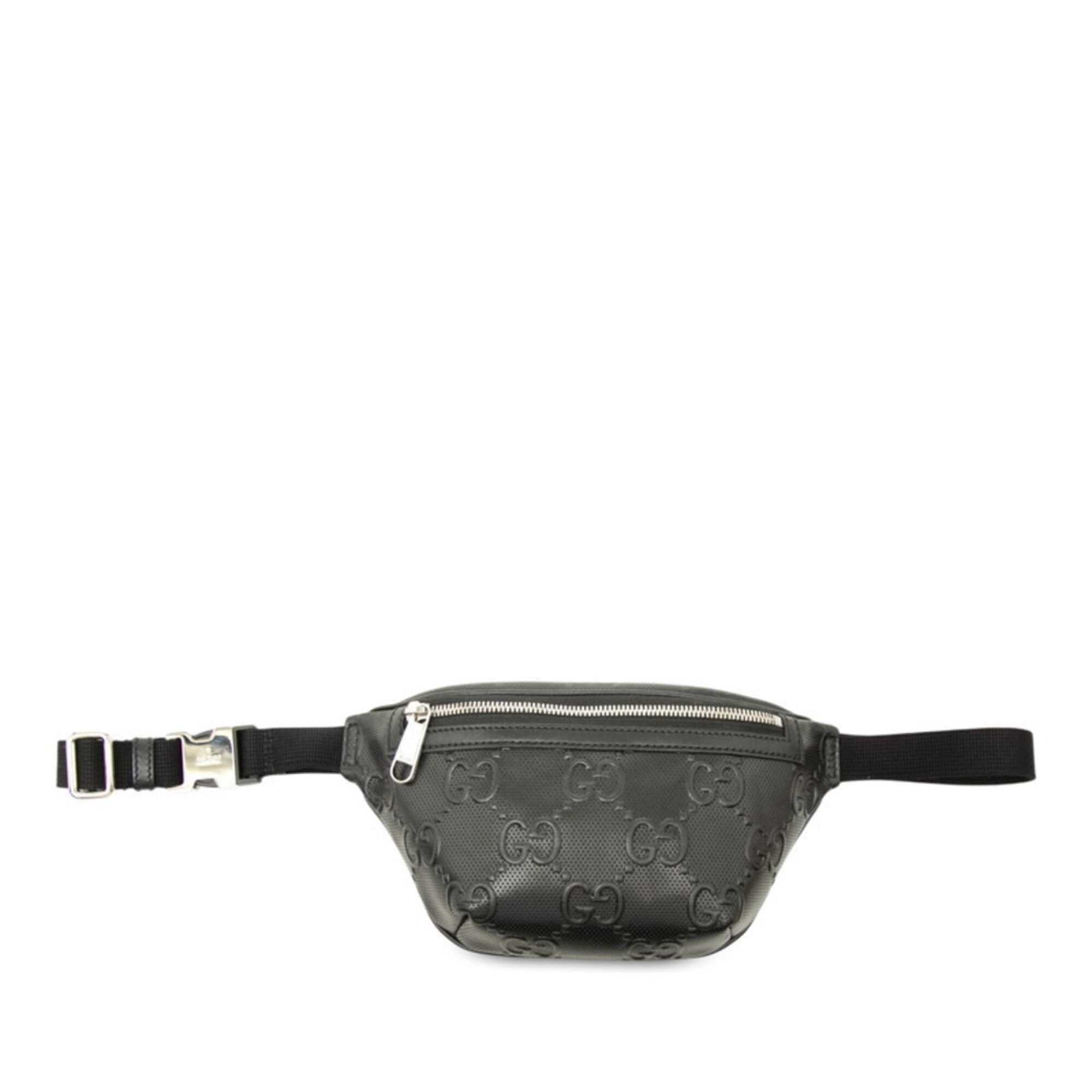 Gucci Black Leather Fanny Pack (Pre-Owned)