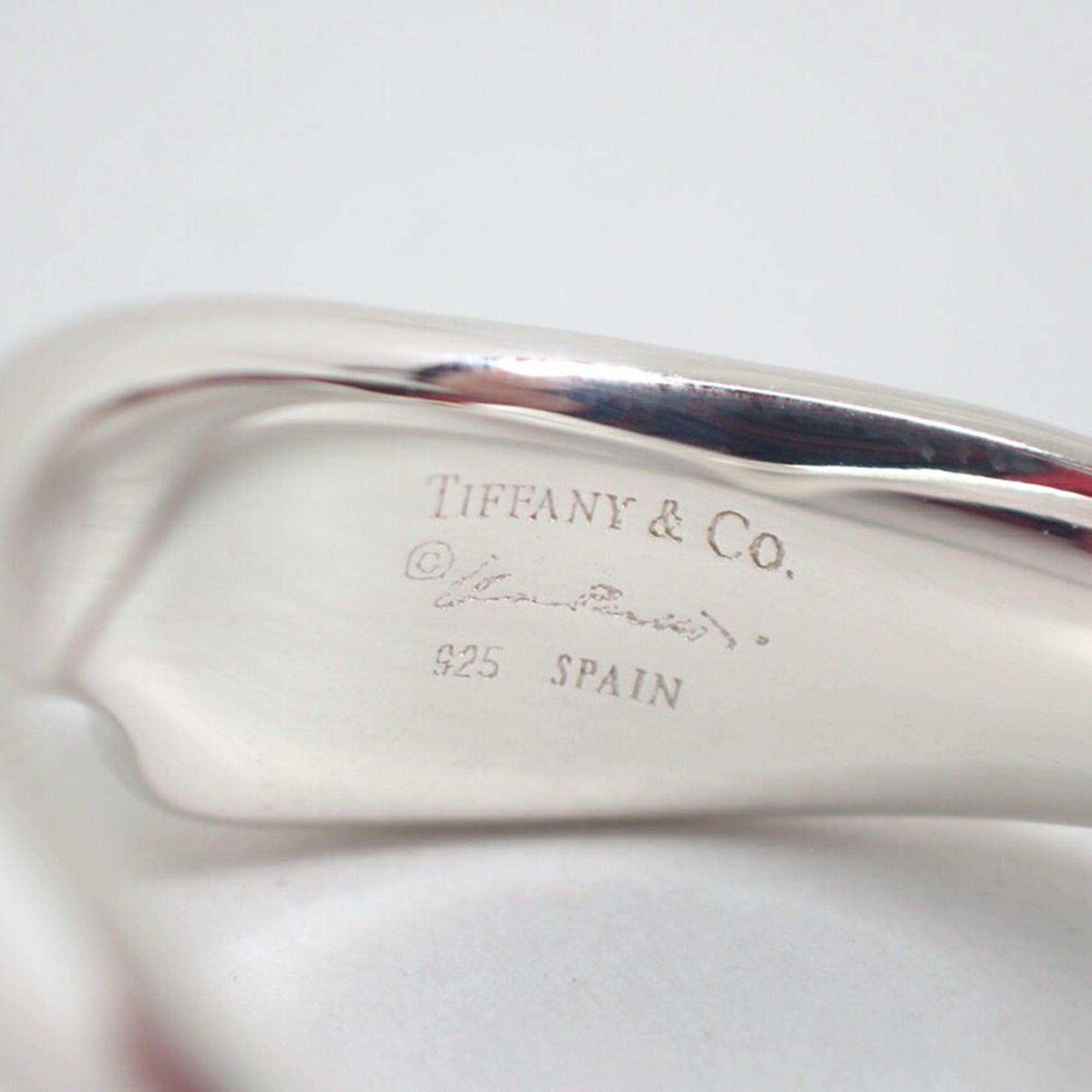 Tiffany Sterling Silver 925 Band Ring (Pre-Owned)
