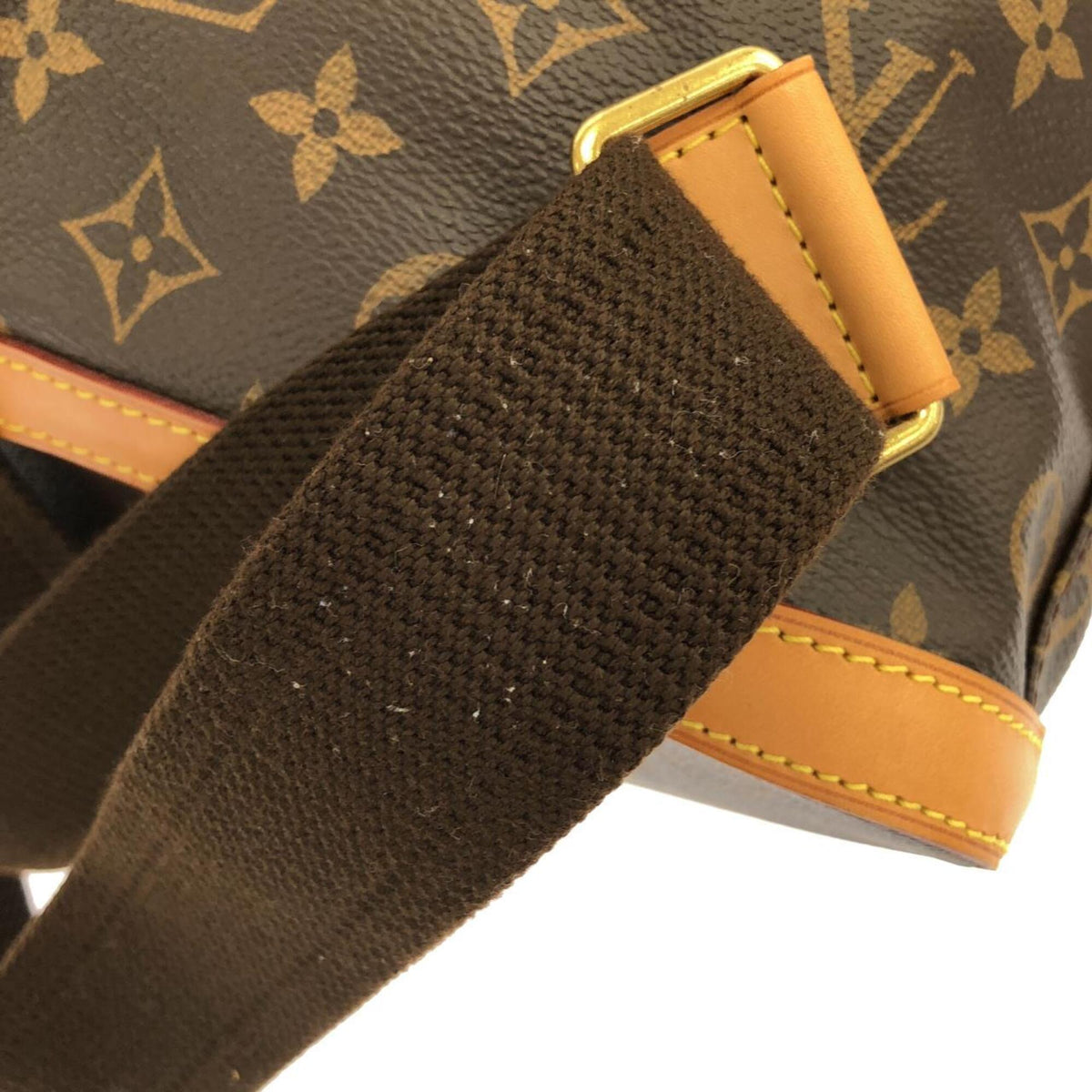Louis Vuitton Marron Monogram Coated Canvas Backpack (Pre-Owned)