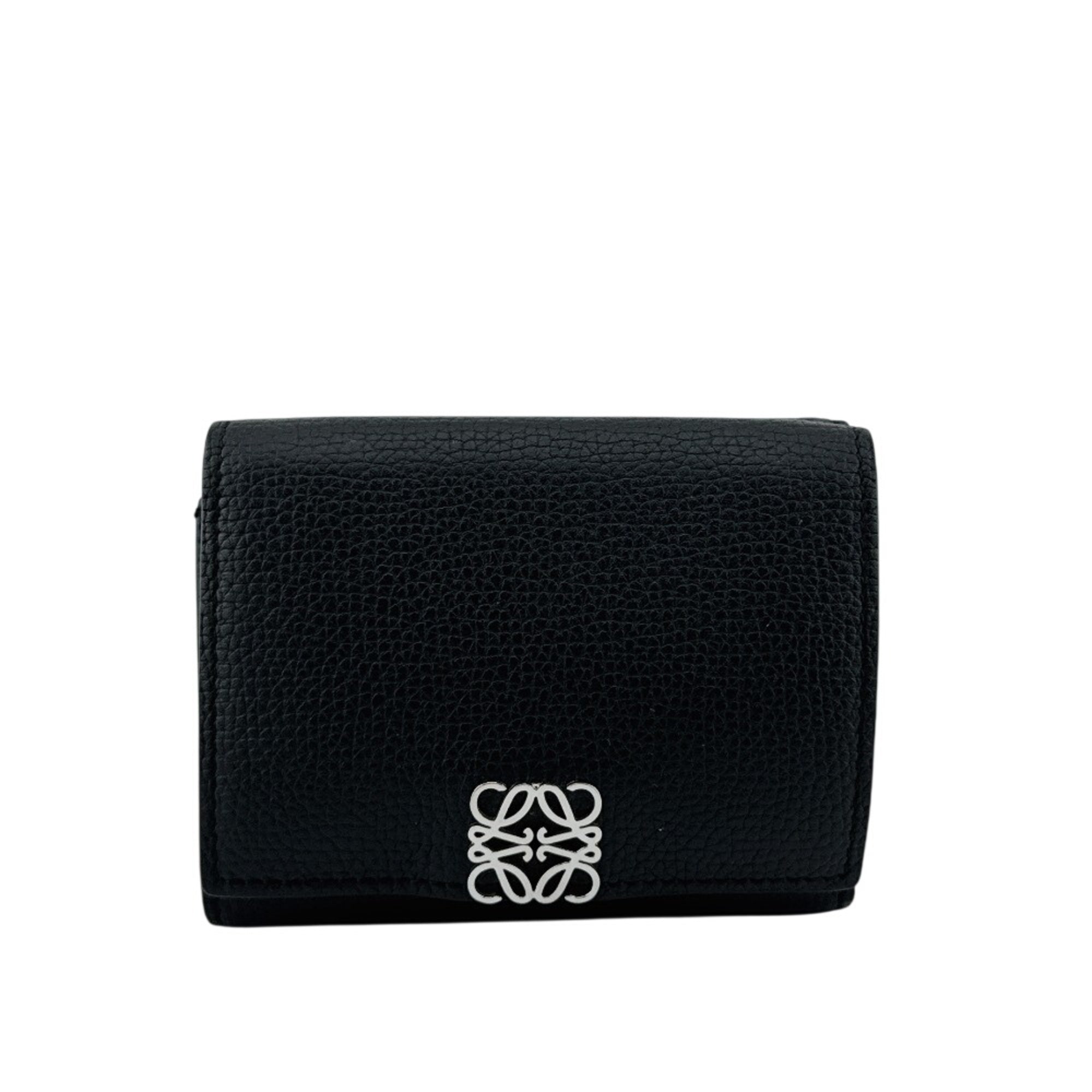 Loewe Black Leather Wallet (Tri-Fold) (Pre-Owned)