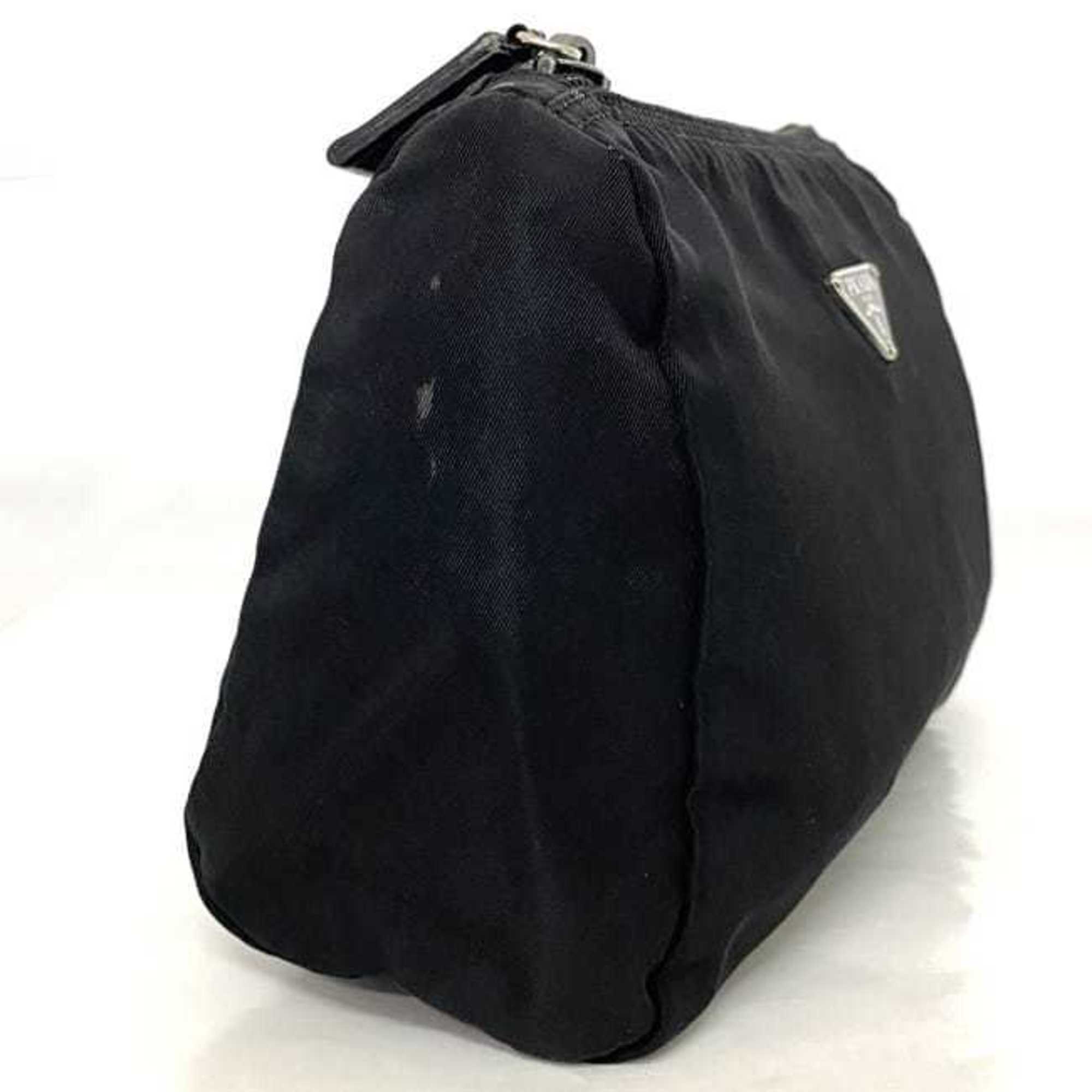 Prada Black Nero Nylon Pouch (Pre-Owned)