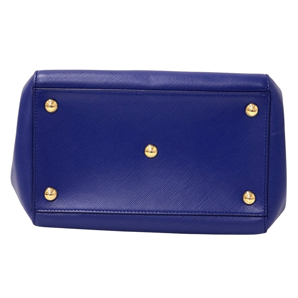 Salvatore Ferragamo Blue Leather Handbag Shoulder Bag (Pre-Owned)