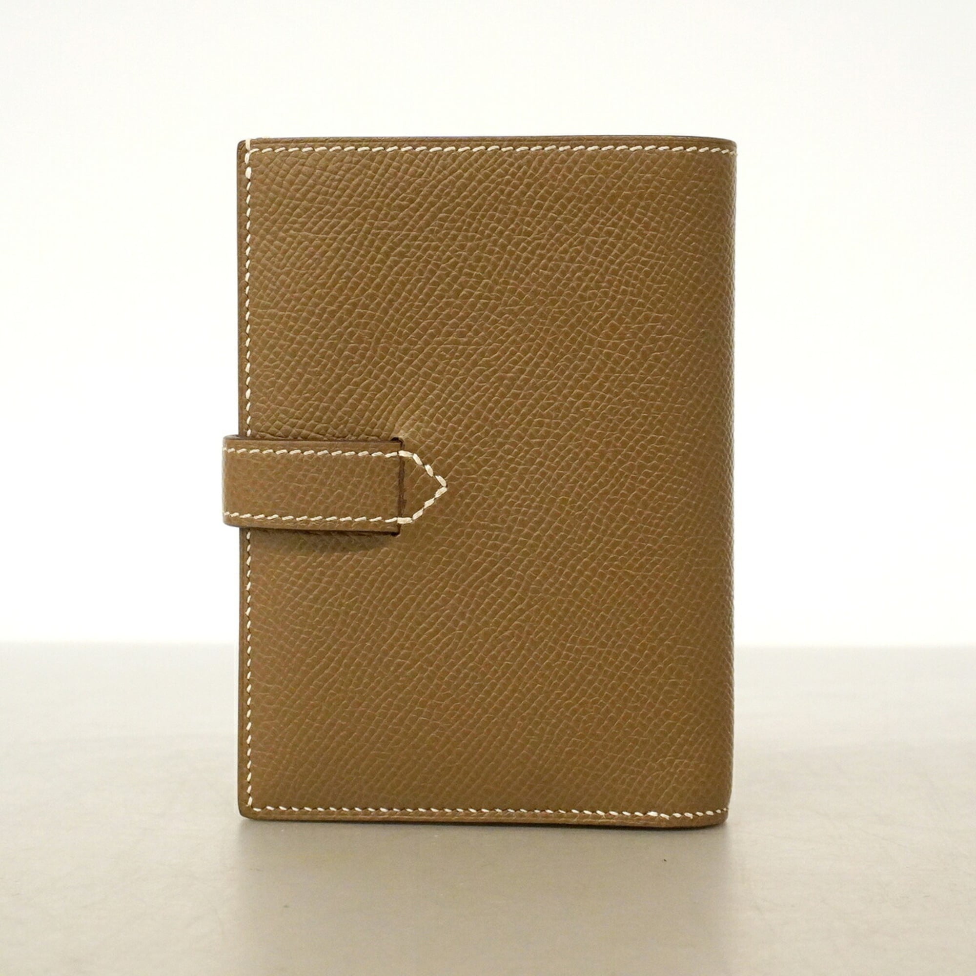 Hermes Etoupe Gray Leather Wallet (Bi-Fold) (Pre-Owned)