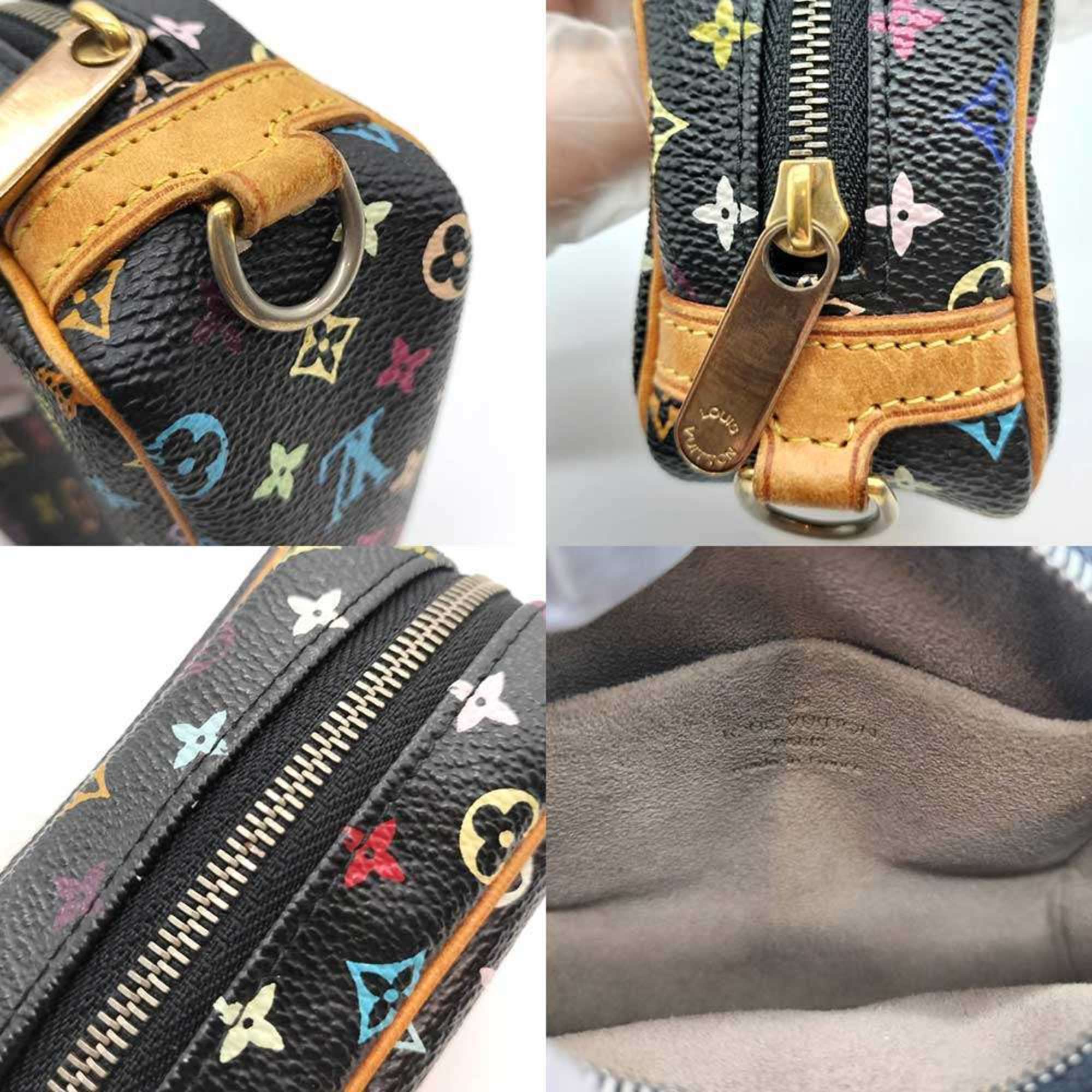 Louis Vuitton Black Monogram Multicolore Pouch (Pre-Owned)