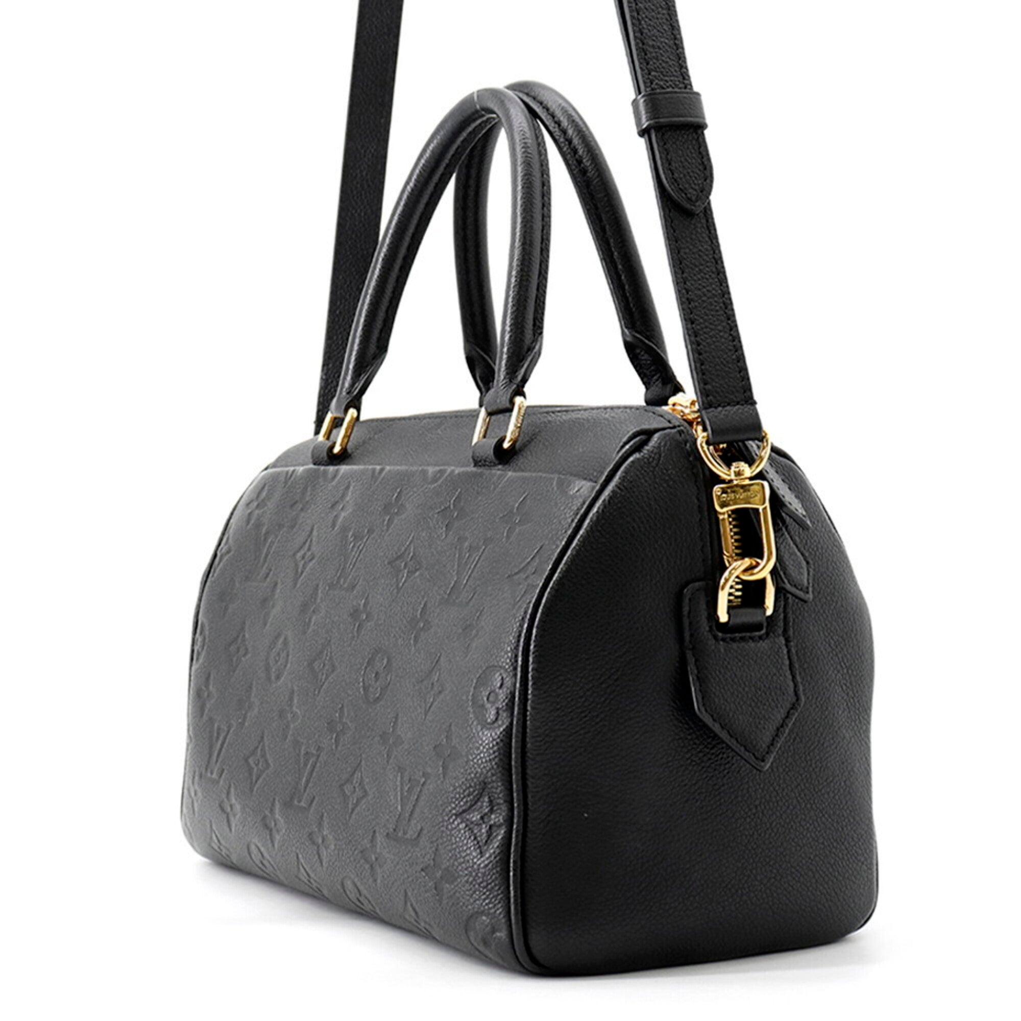 Louis Vuitton Noir Monogram Empreinte Handbag (Pre-Owned)