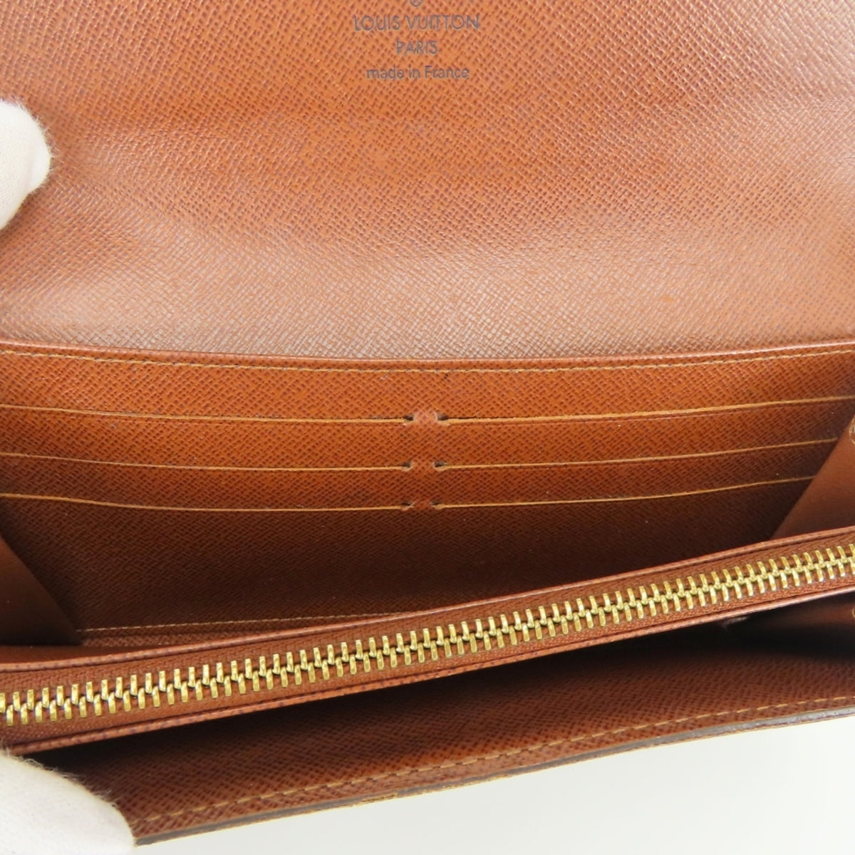 Louis Vuitton Monogram Brown Monogram Long Wallet (Bi-Fold) (Pre-Owned)