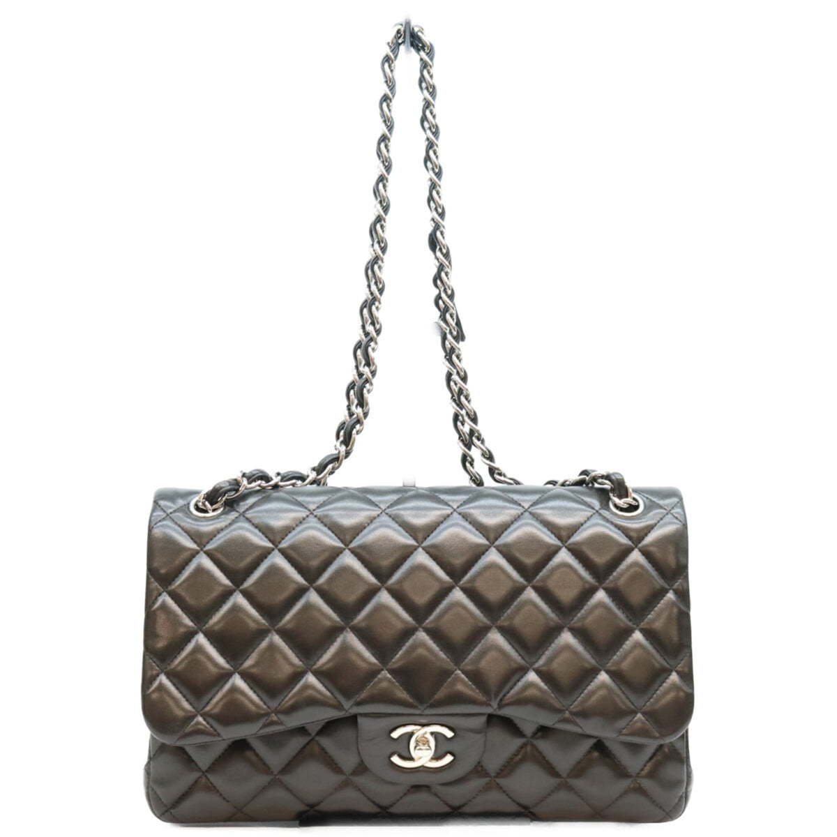 Chanel Black Leather Shoulder Bag (Pre-Owned)