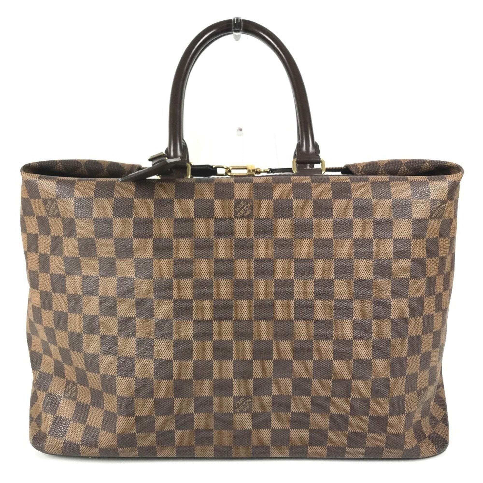 Louis Vuitton Brown Damier Canvas Boston Bag Handbag Tote Bag (Pre-Owned)