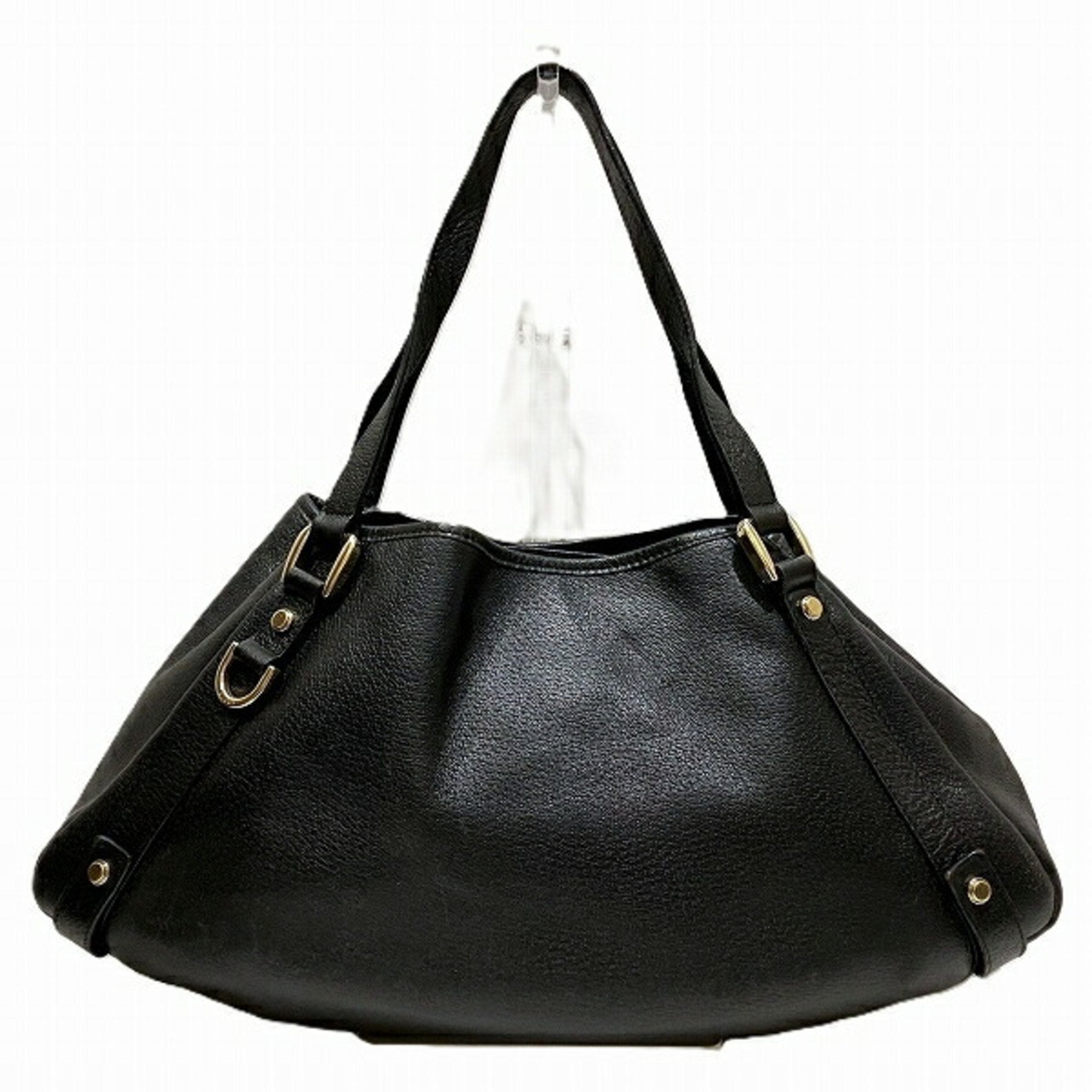 Gucci Black Leather Tote Bag (Pre-Owned)