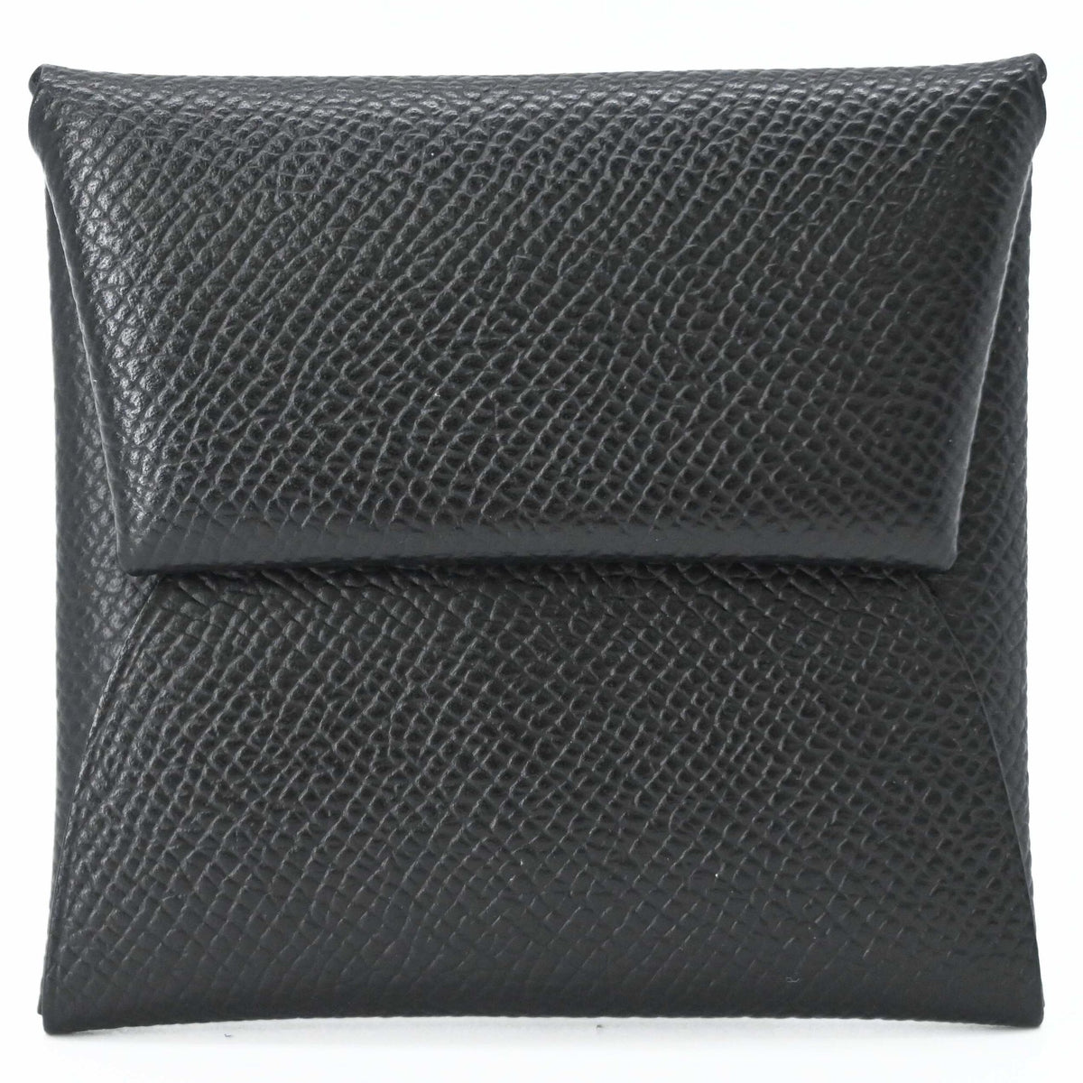 Hermes Black Epsom Leather Coin Purse/Coin Case (Pre-Owned)