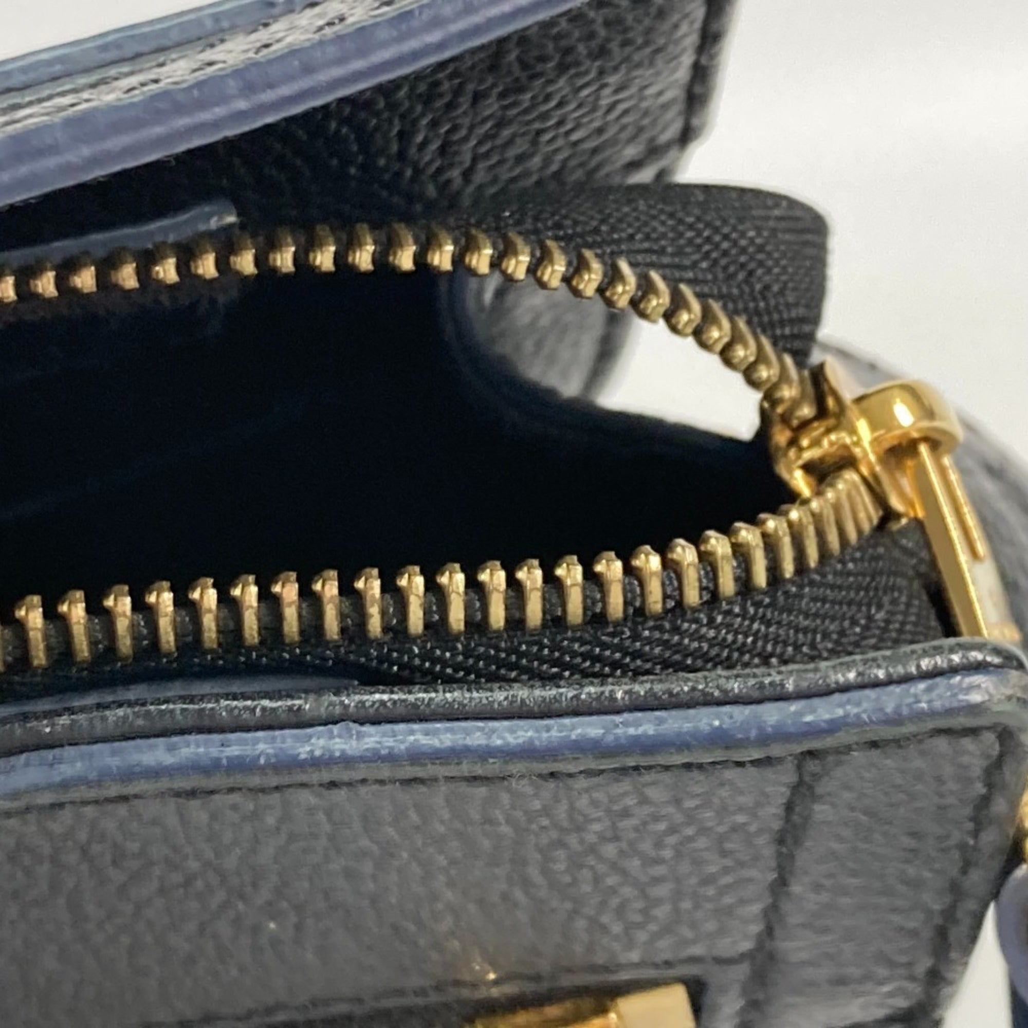 Louis Vuitton Navy Monogram Empreinte Leather Handbag Shoulder Bag (Pre-Owned)