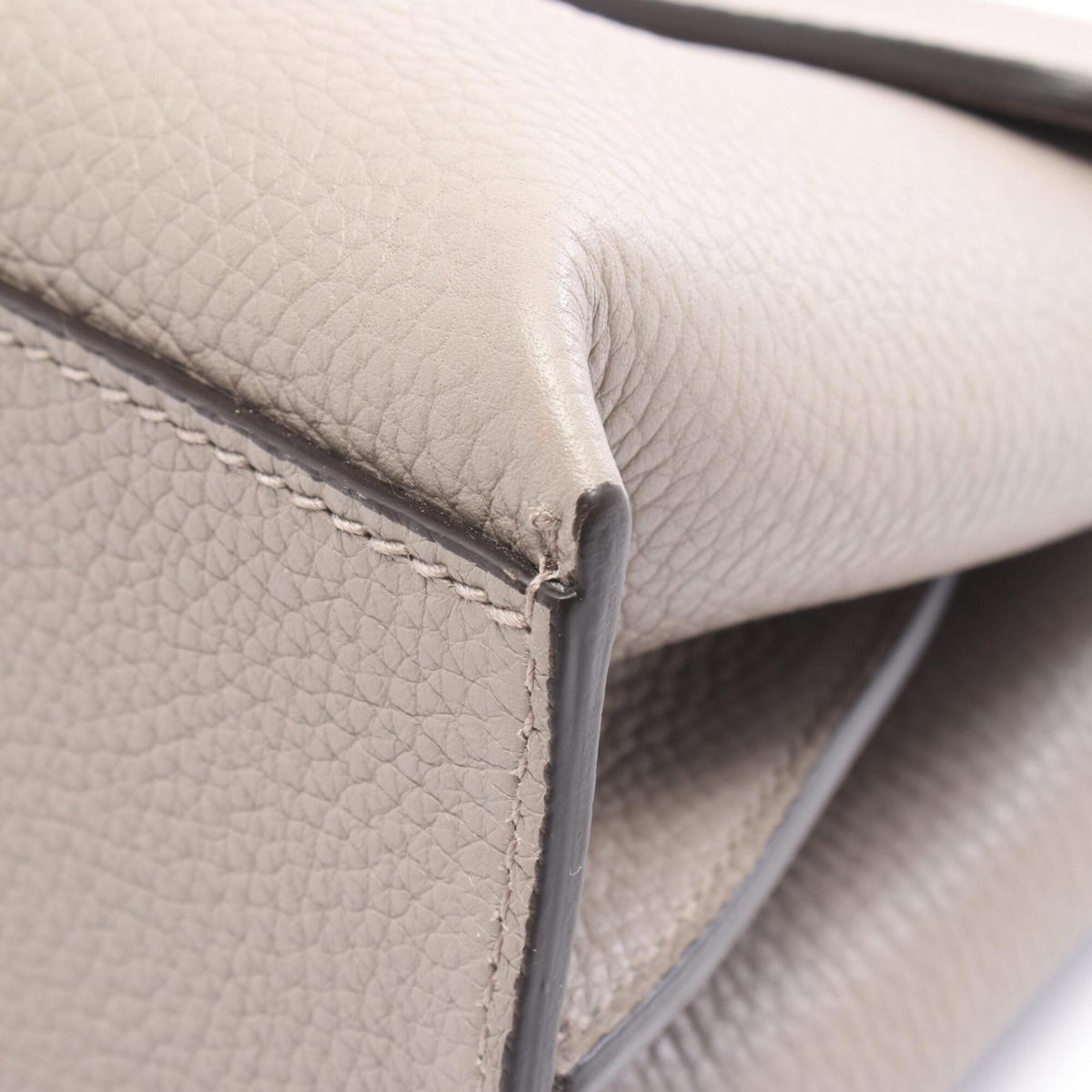 Gucci Gray Leather Handbag (Pre-Owned)