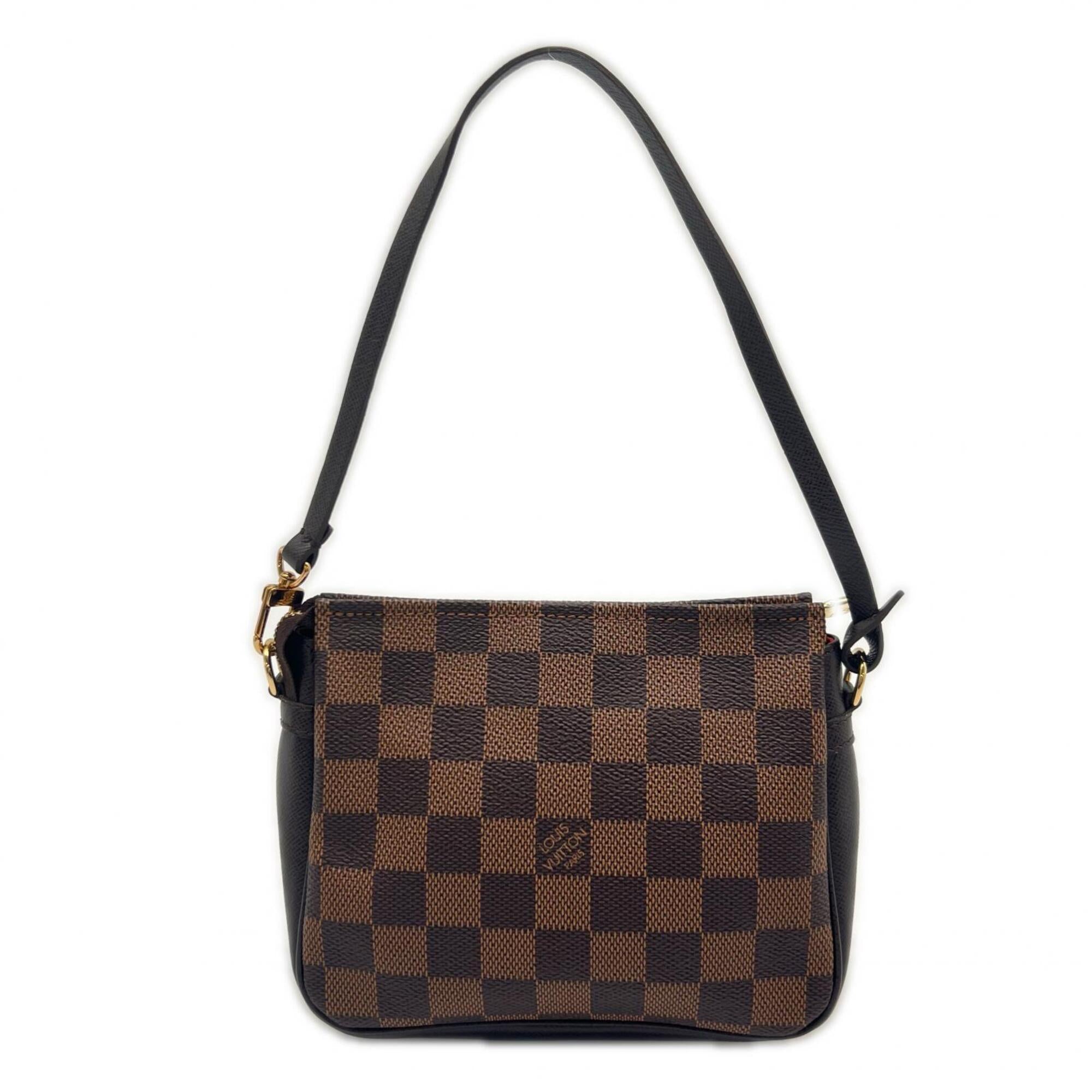 Louis Vuitton Damier Brown Coated Canvas Leather Handbag (Pre-Owned)