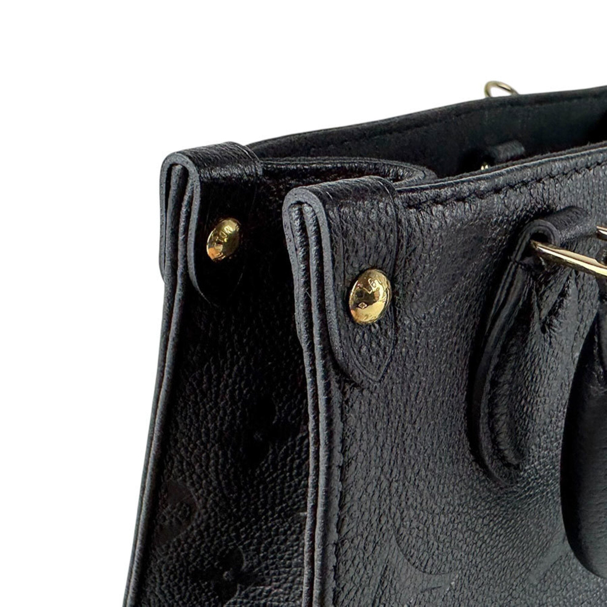 Louis Vuitton Noir Monogram Empreinte Handbag Shoulder Bag (Pre-Owned)