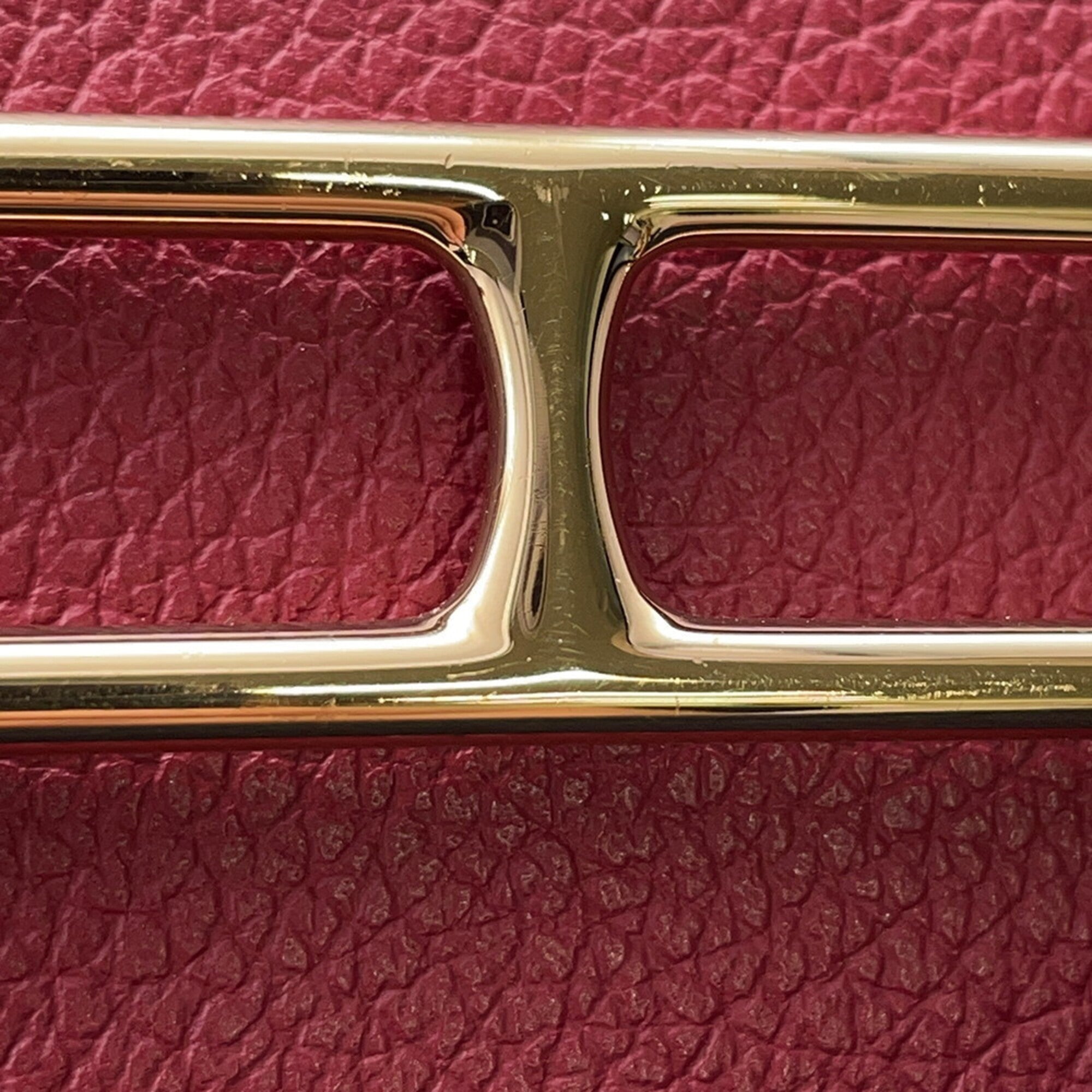 Hermes Rouge H Coin Purse/Coin Case (Pre-Owned)