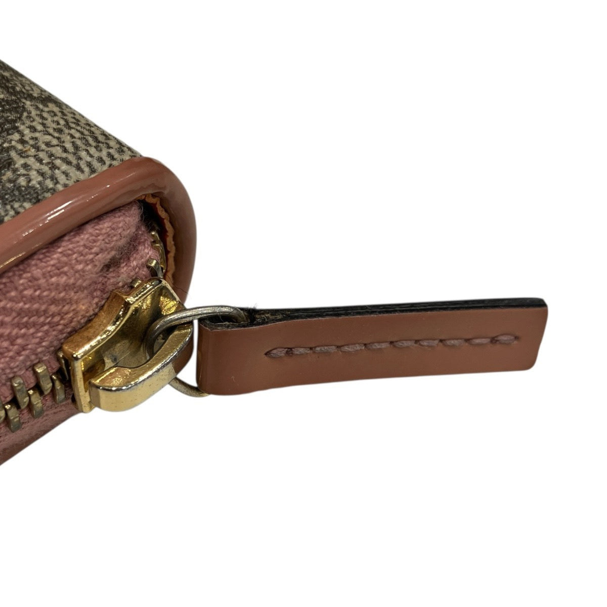 Gucci Beige Pink Gg Supreme Canvas Long Wallet (Bi-Fold) (Pre-Owned)