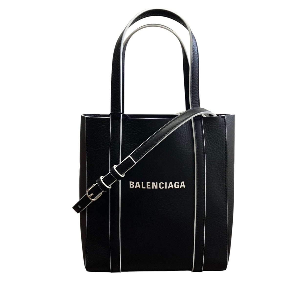 Balenciaga Black Leather Tote Bag (Pre-Owned)