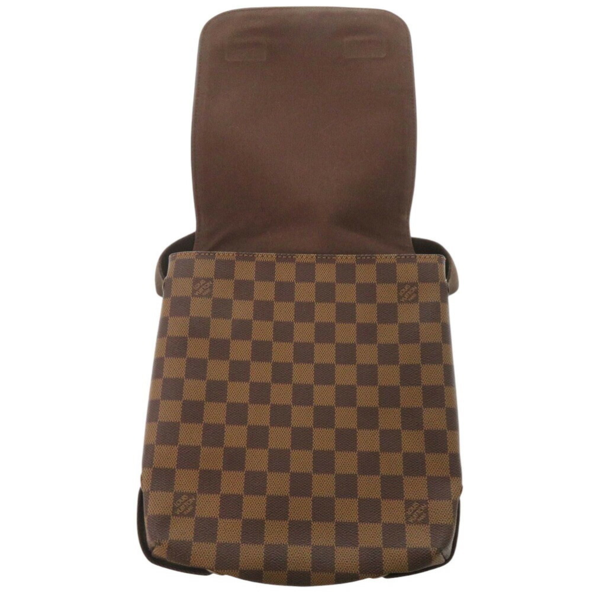 Louis Vuitton Ebene Damier Canvas Shoulder Bag (Pre-Owned)