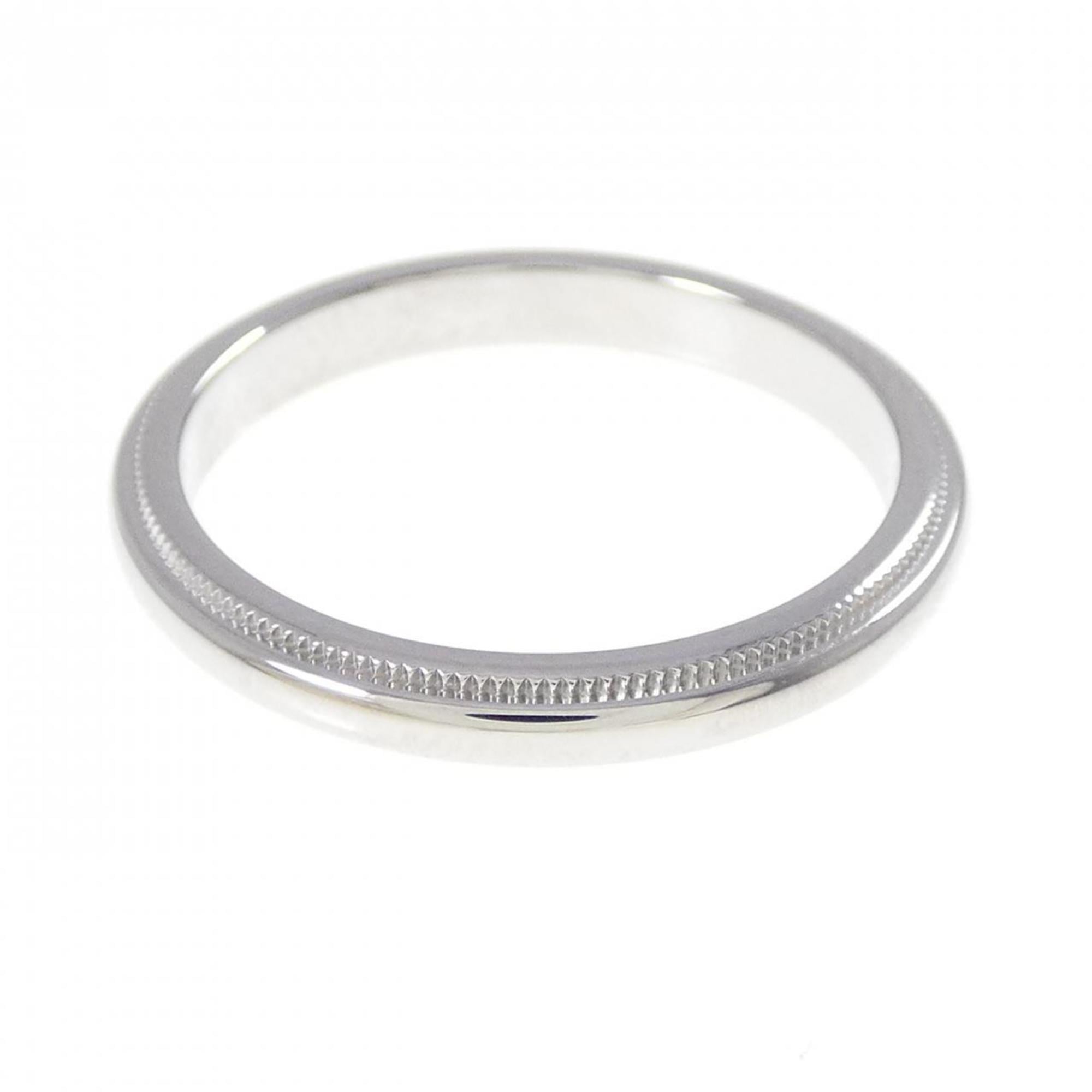 Tiffany Platinum Platinum 950 Band Ring (Pre-Owned)