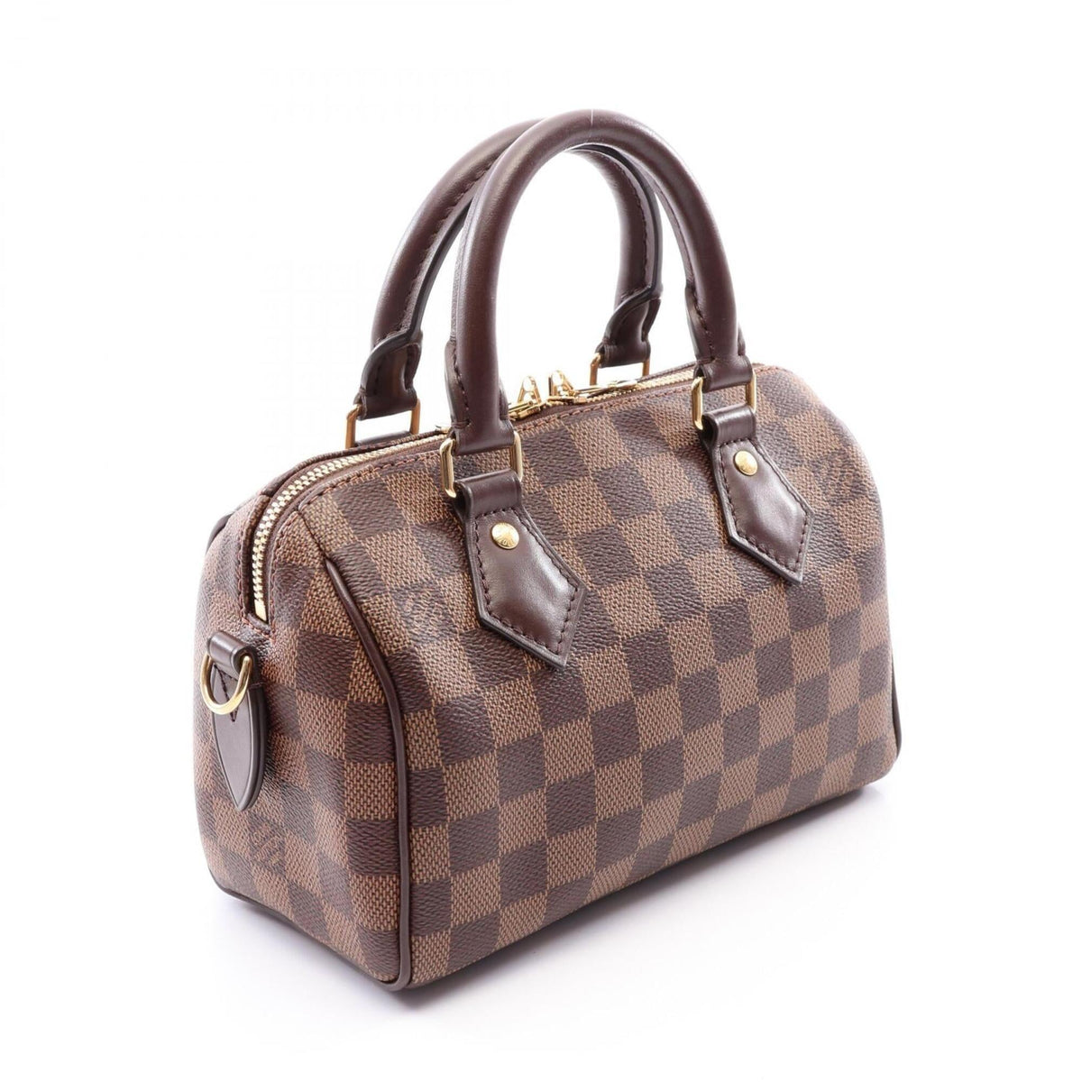 Louis Vuitton Damier Brown Coated Canvas Leather Handbag (Pre-Owned)