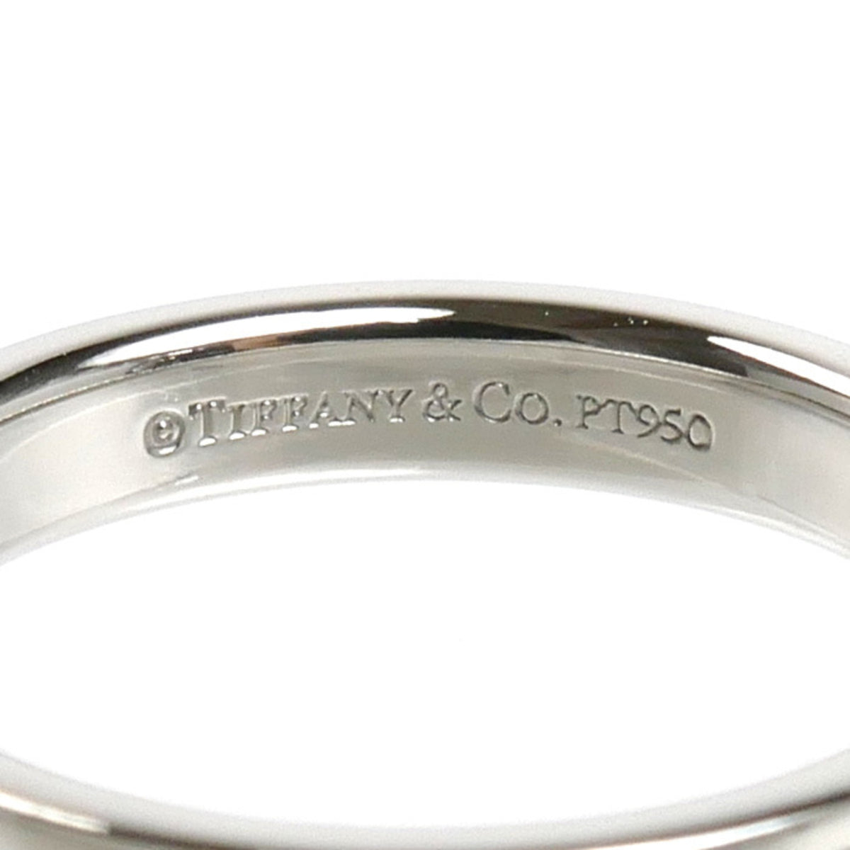 Tiffany Platinum 950 Band Ring (Pre-Owned)