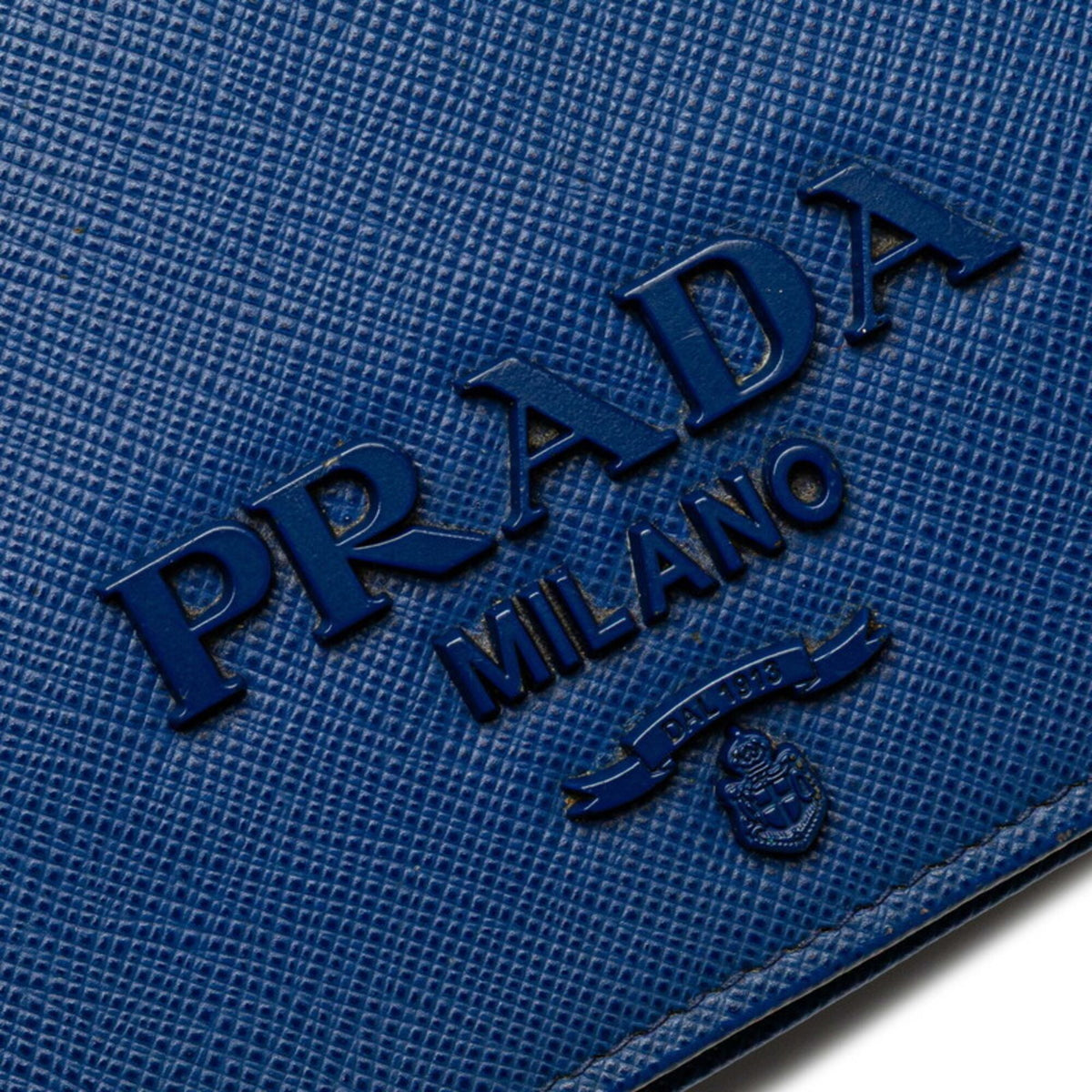 Prada Blue Saffiano Handbag (Pre-Owned)